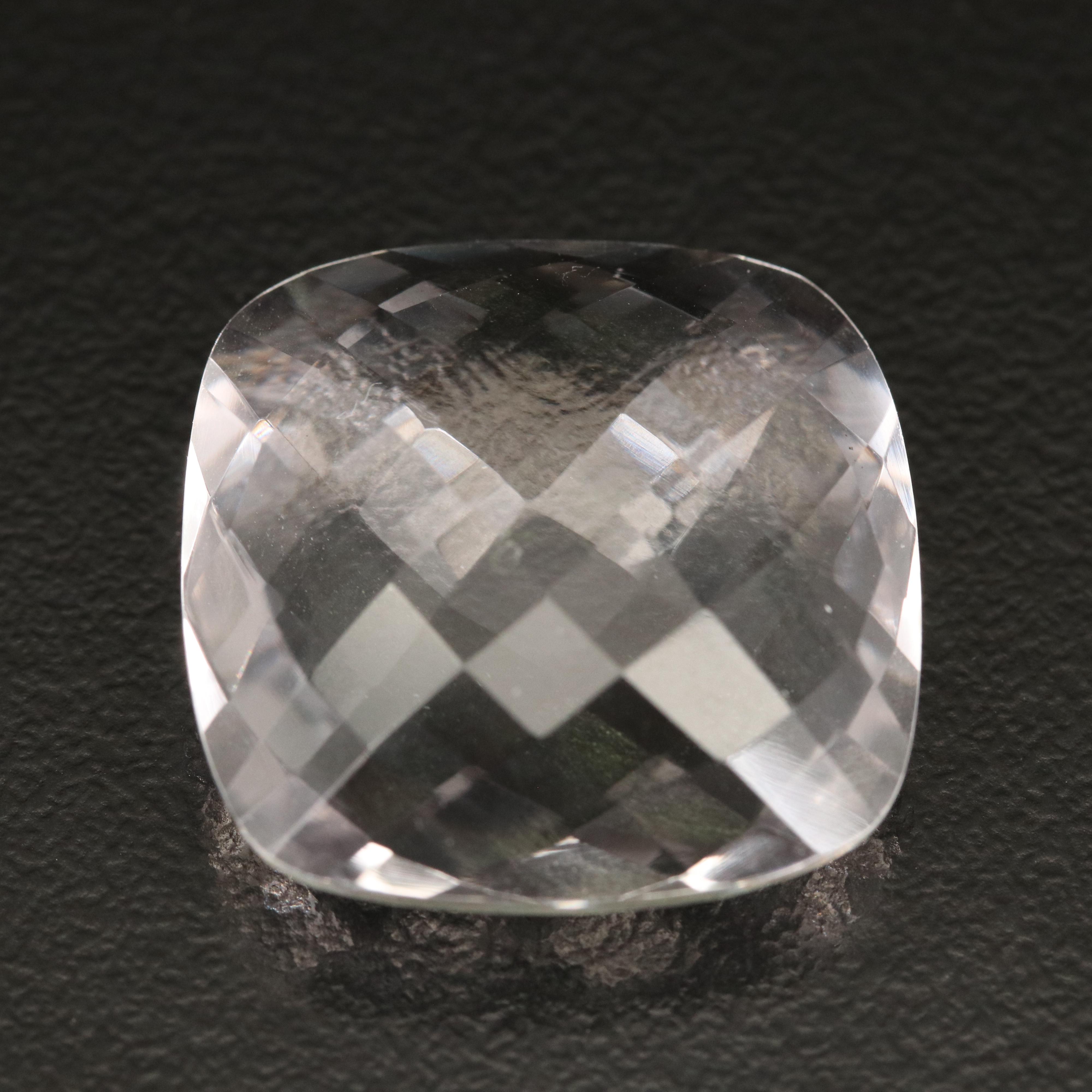 Loose 20.54 CT Faceted Quartz