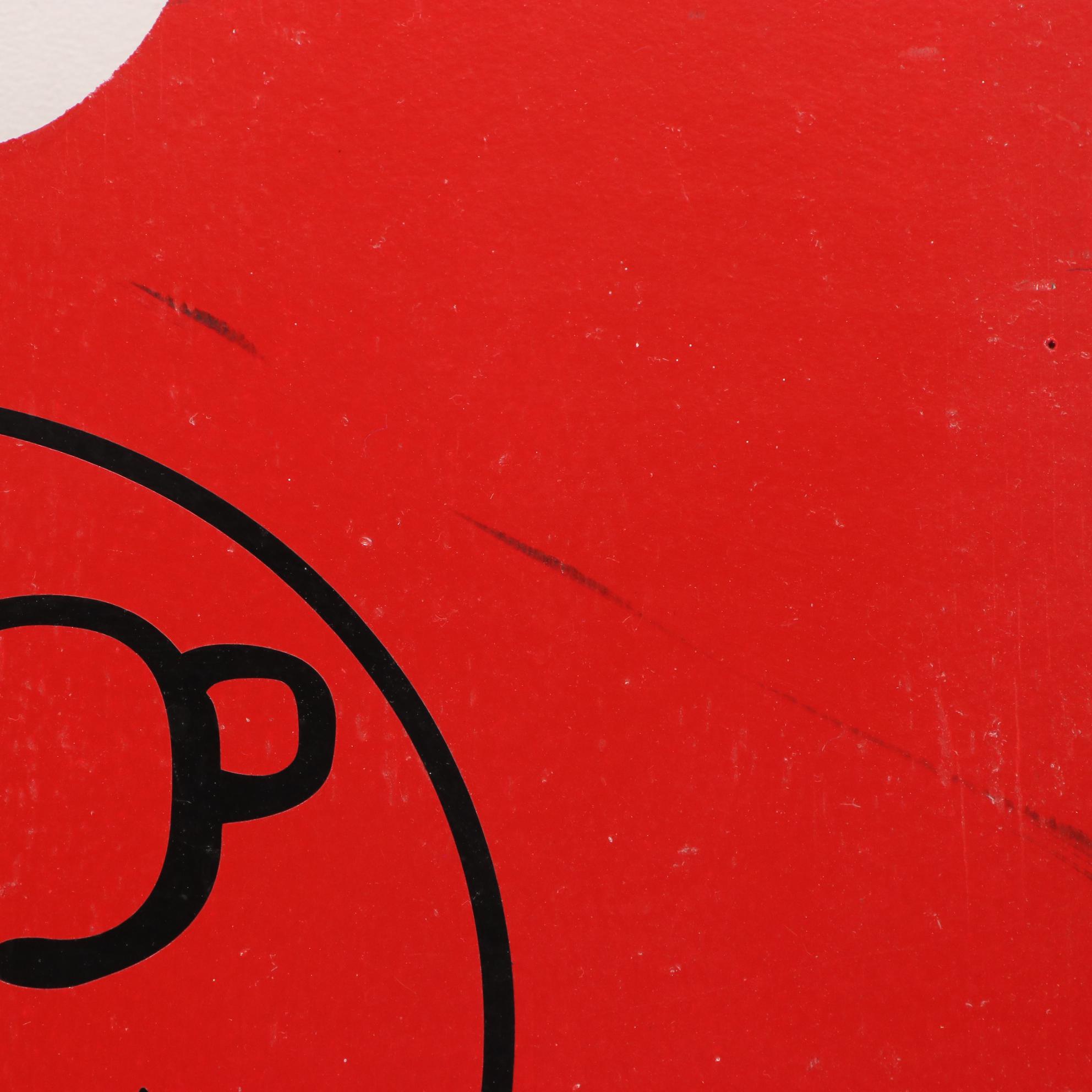 Monkey Hollow Winery Painted Cornhole Game and Oversized Sock Monkey