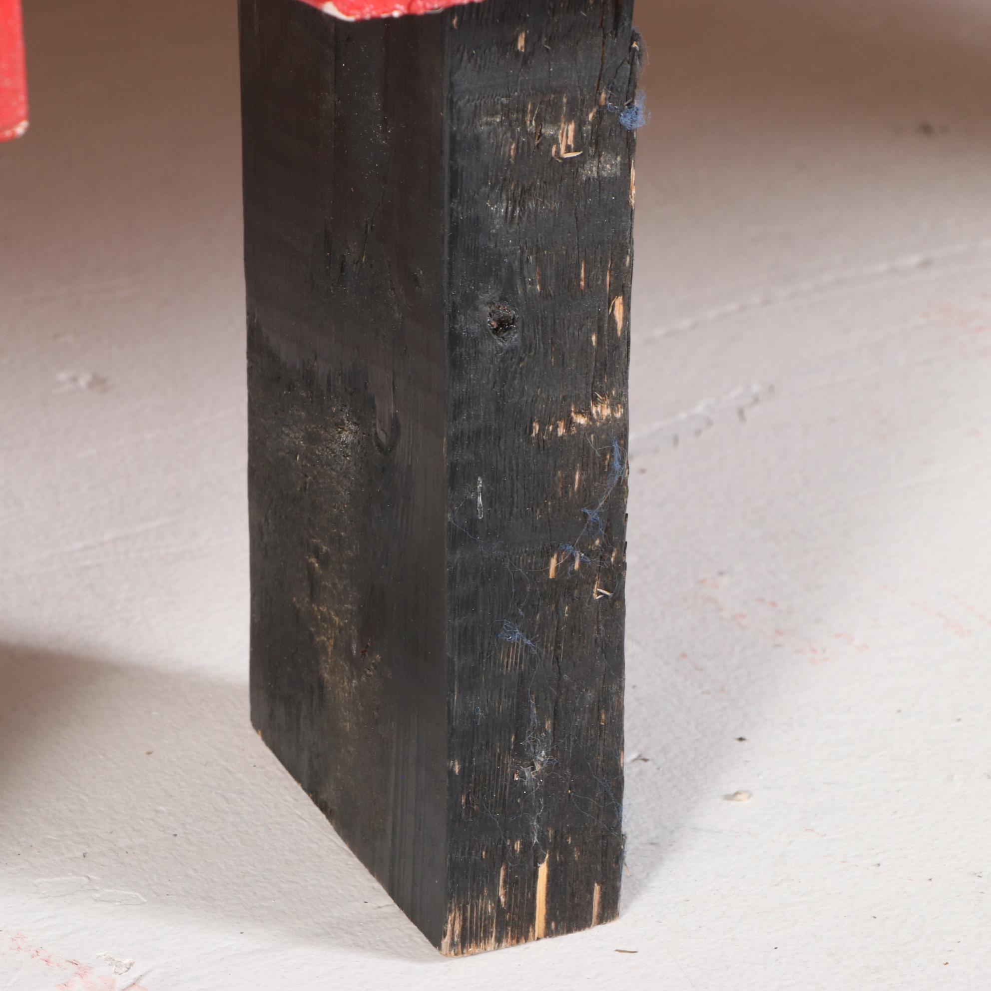 Monkey Hollow Winery Painted Cornhole Game and Oversized Sock Monkey