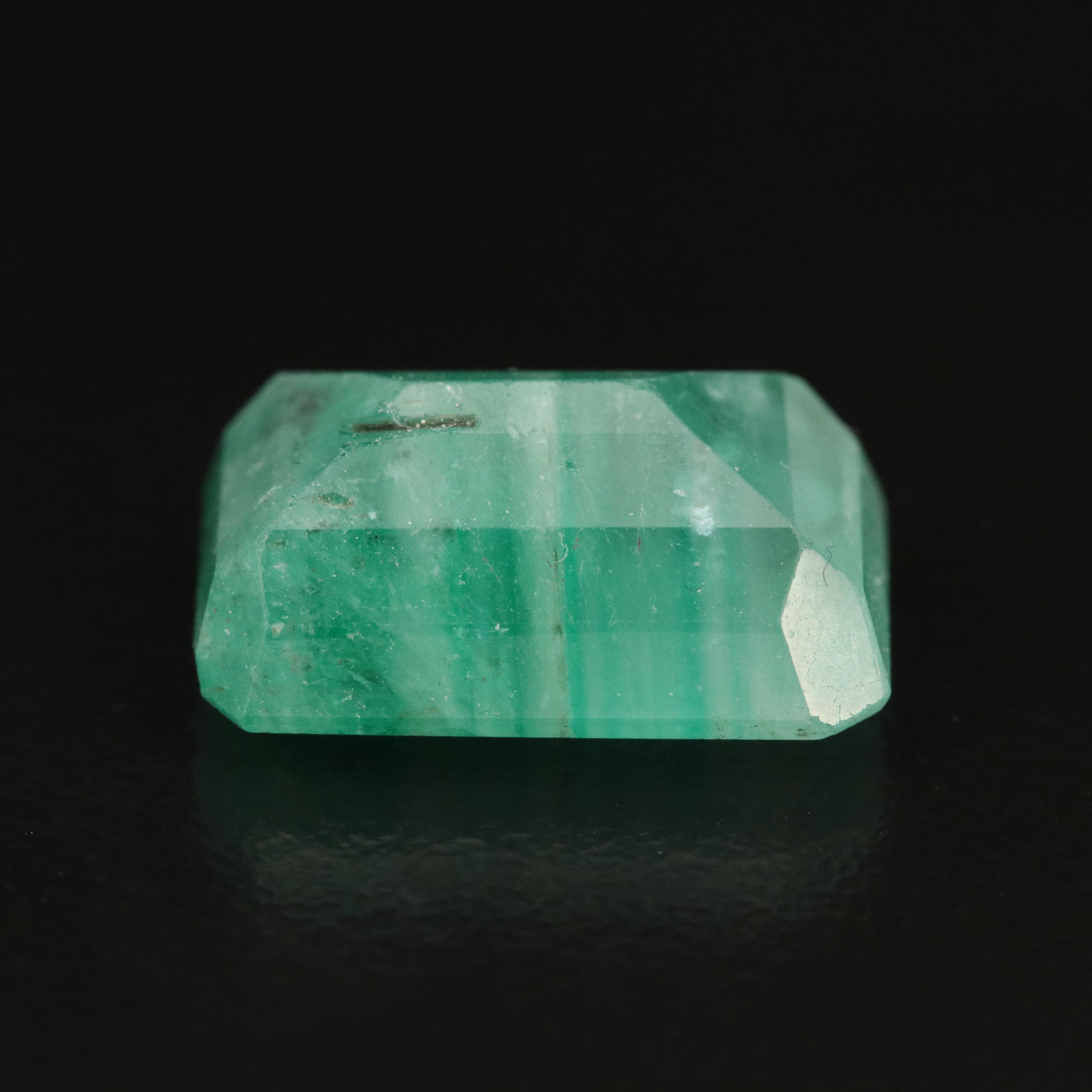 Loose 8.22 CT Cut Cornered Rectangular Beryl
