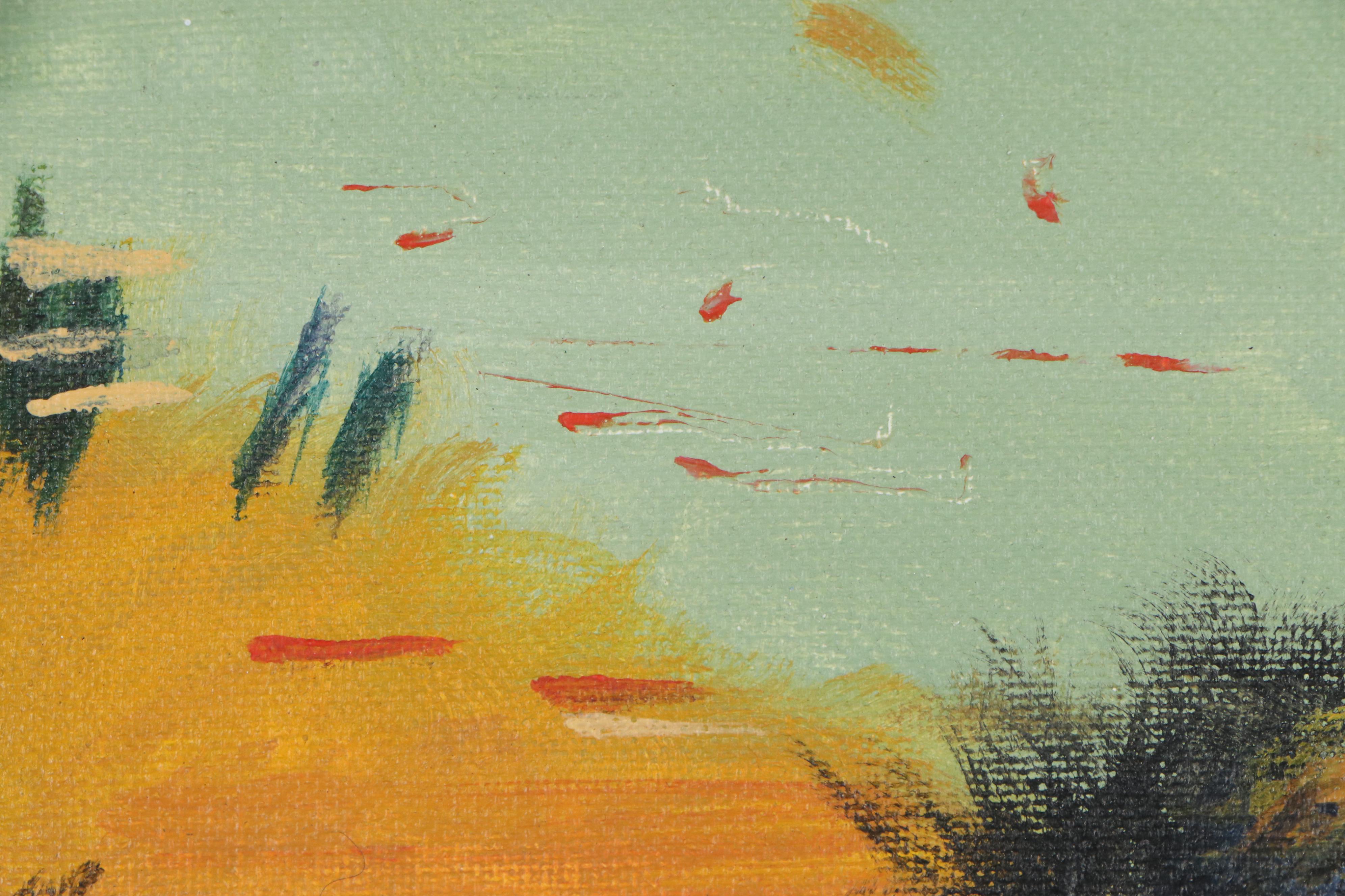 Elaine Neumann Landscape Acrylic Painting, 2019