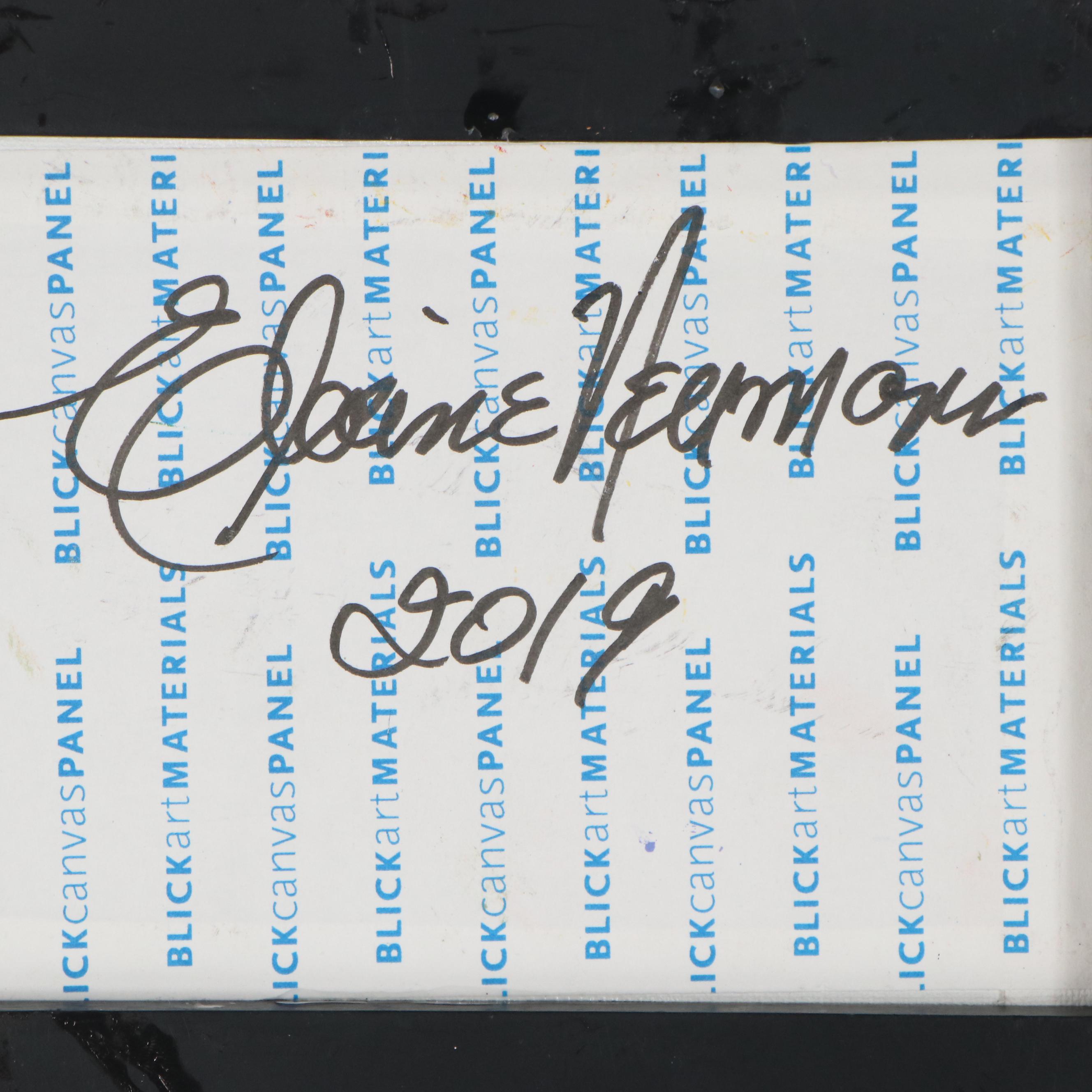 Elaine Neumann Landscape Acrylic Painting, 2019