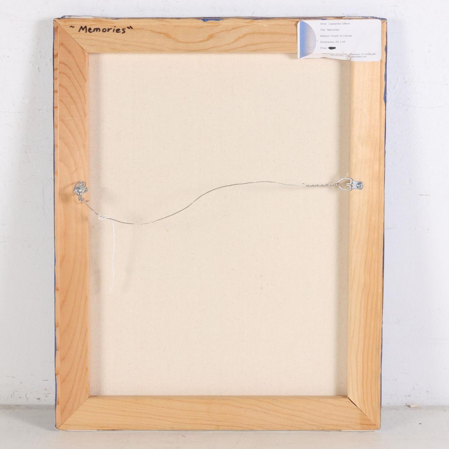 Cassandra Gillens Acrylic Painting "Memories," 2008