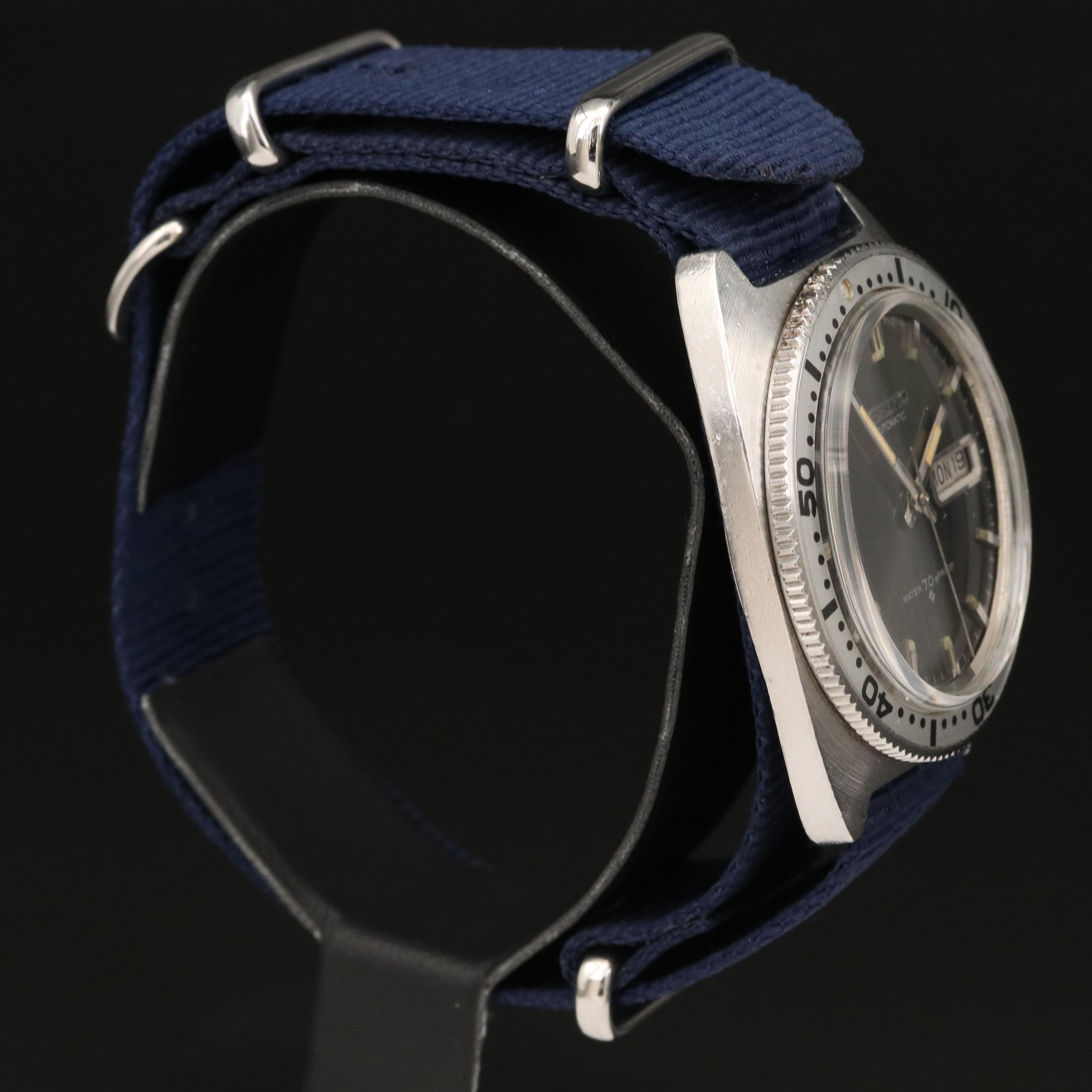 1968 Seiko 6106-8100 Sports-Diver Stainless Steel Automatic Watch