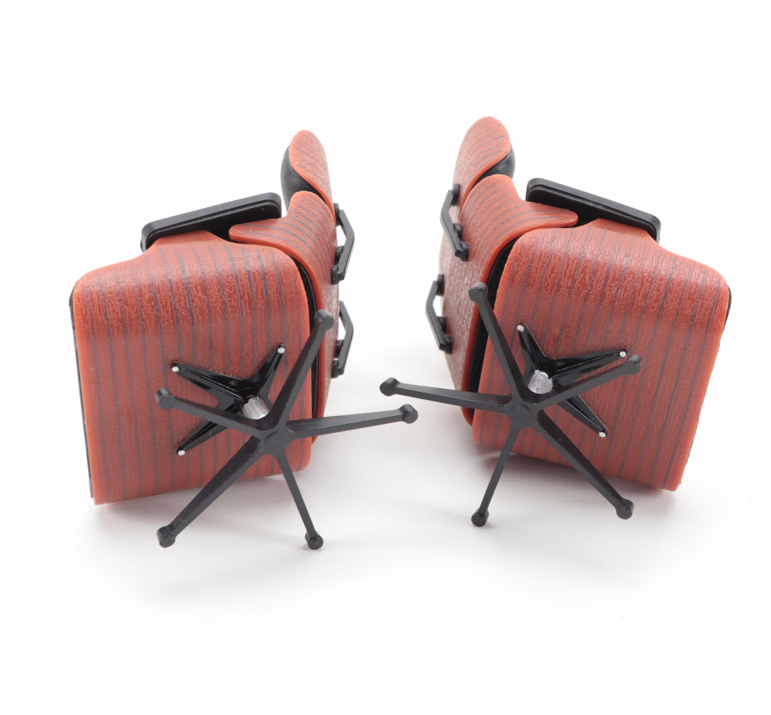 Vitra Miniatures Collection Egg Chairs and Other Mid-Century Modern Chairs