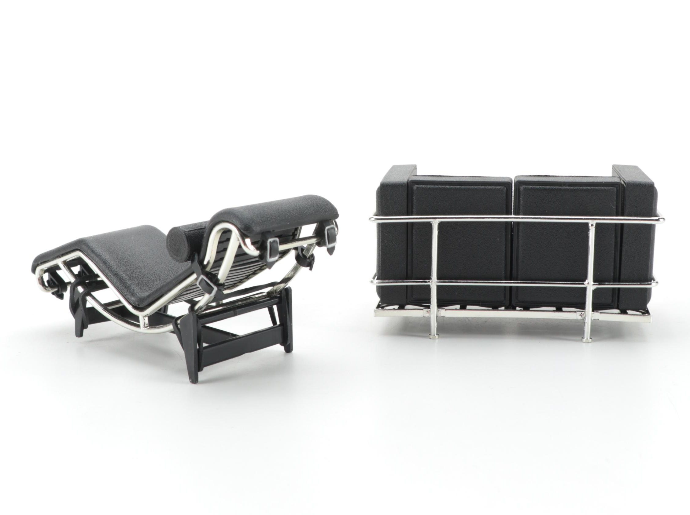 Vitra Miniatures Collection Egg Chairs and Other Mid-Century Modern Chairs