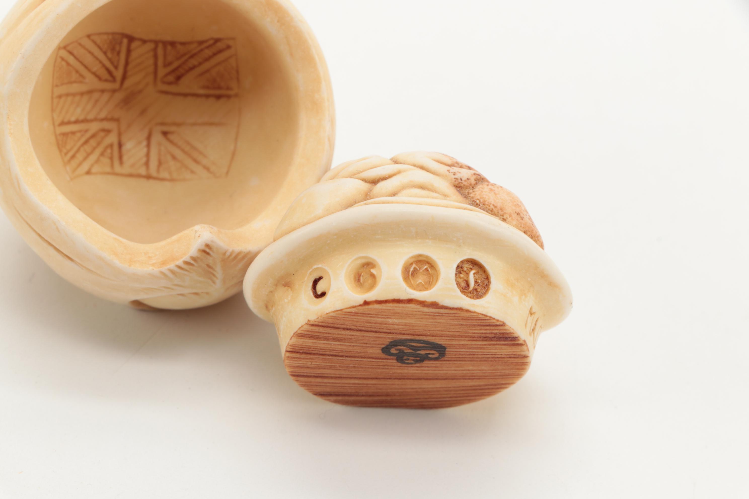 Japanese Cast Resin Netsuke Figurines