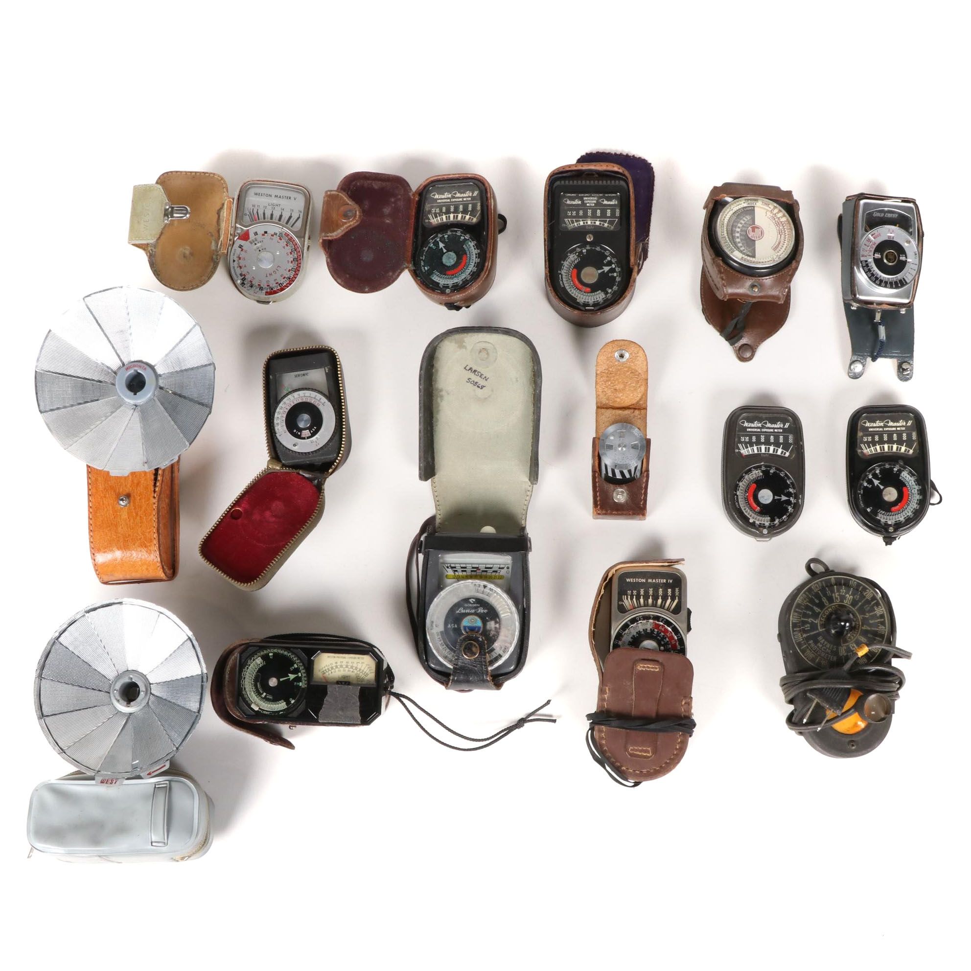 Photography Light Meter Collection, Vintage