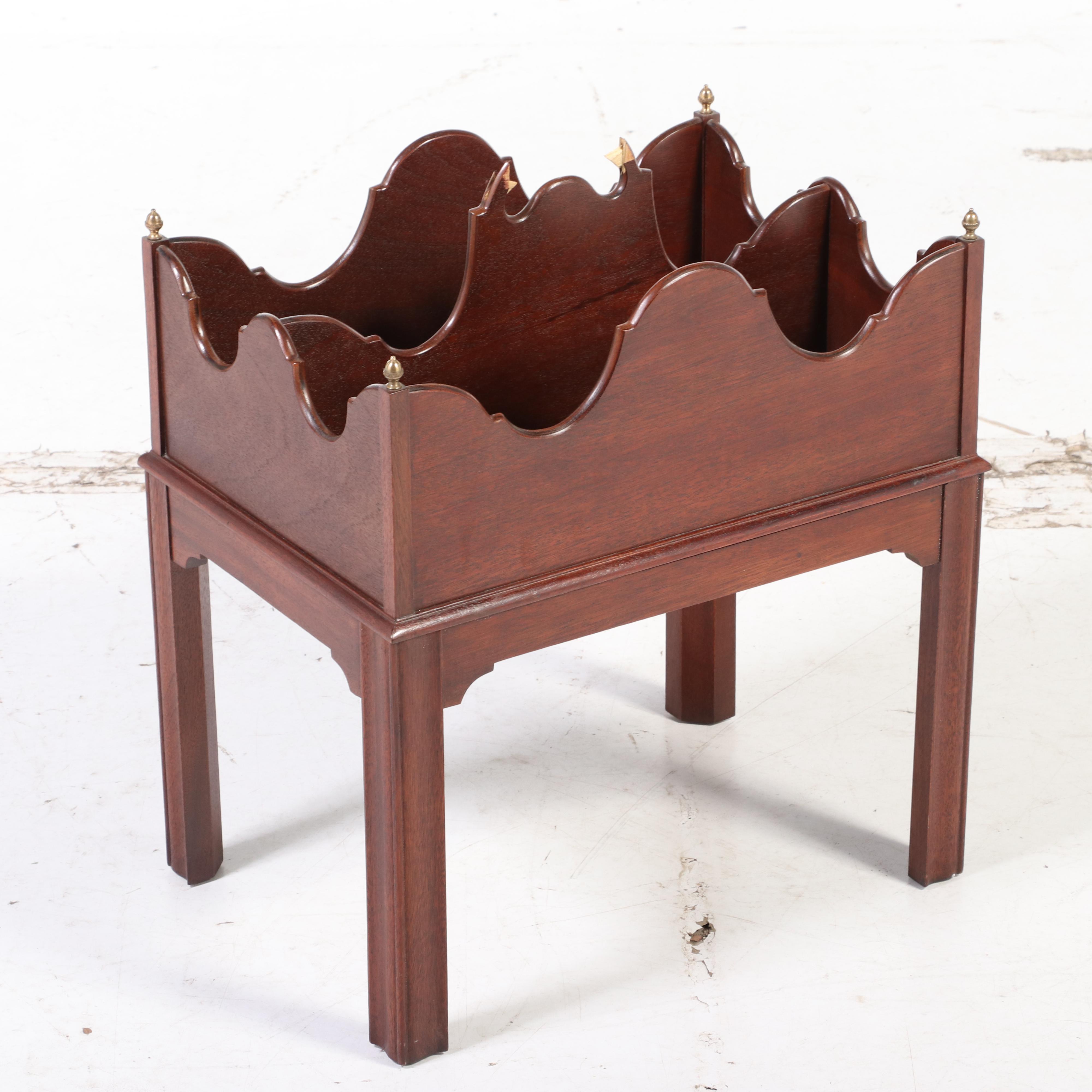 Hekman Furniture Co. George III Style Mahogany Canterbury