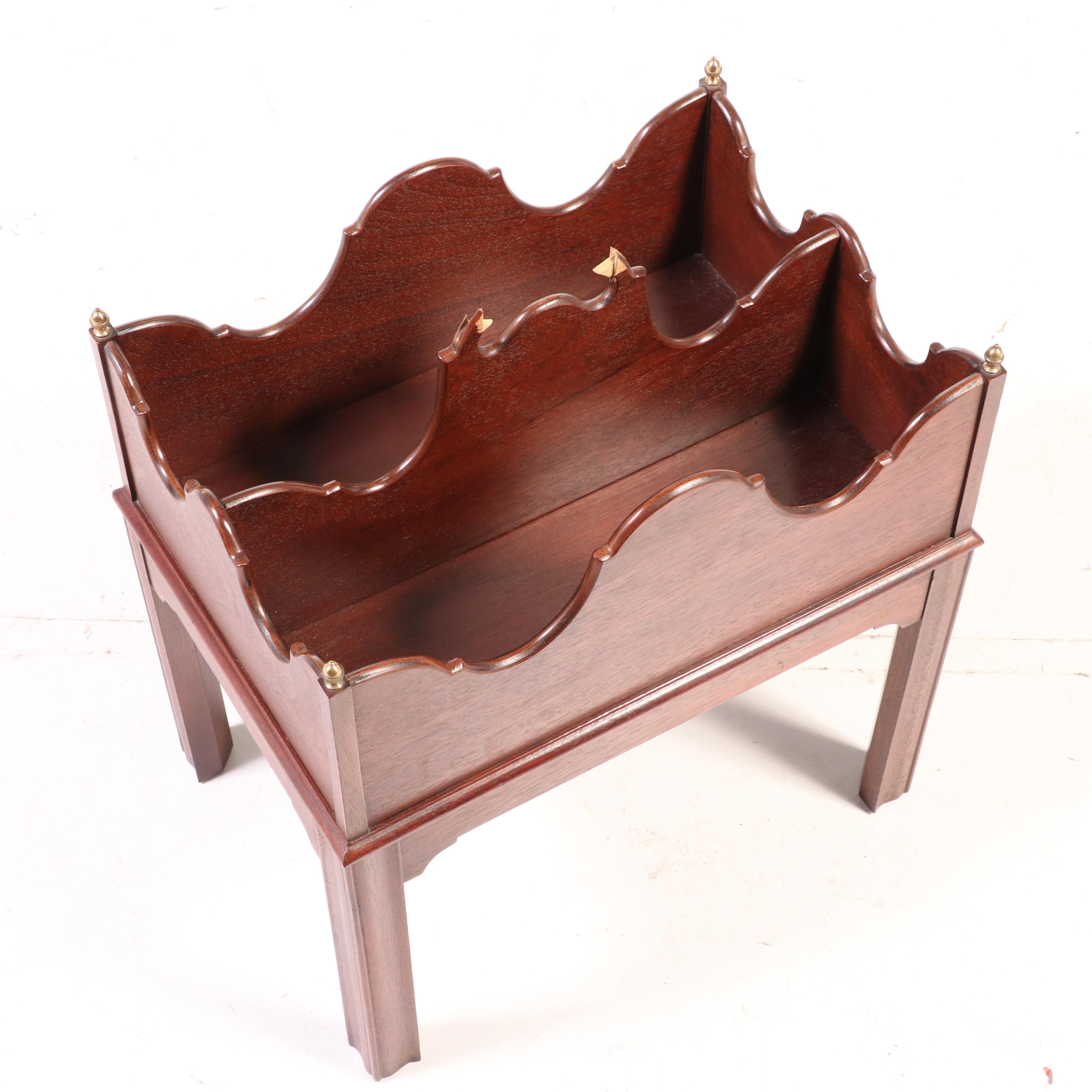 Hekman Furniture Co. George III Style Mahogany Canterbury