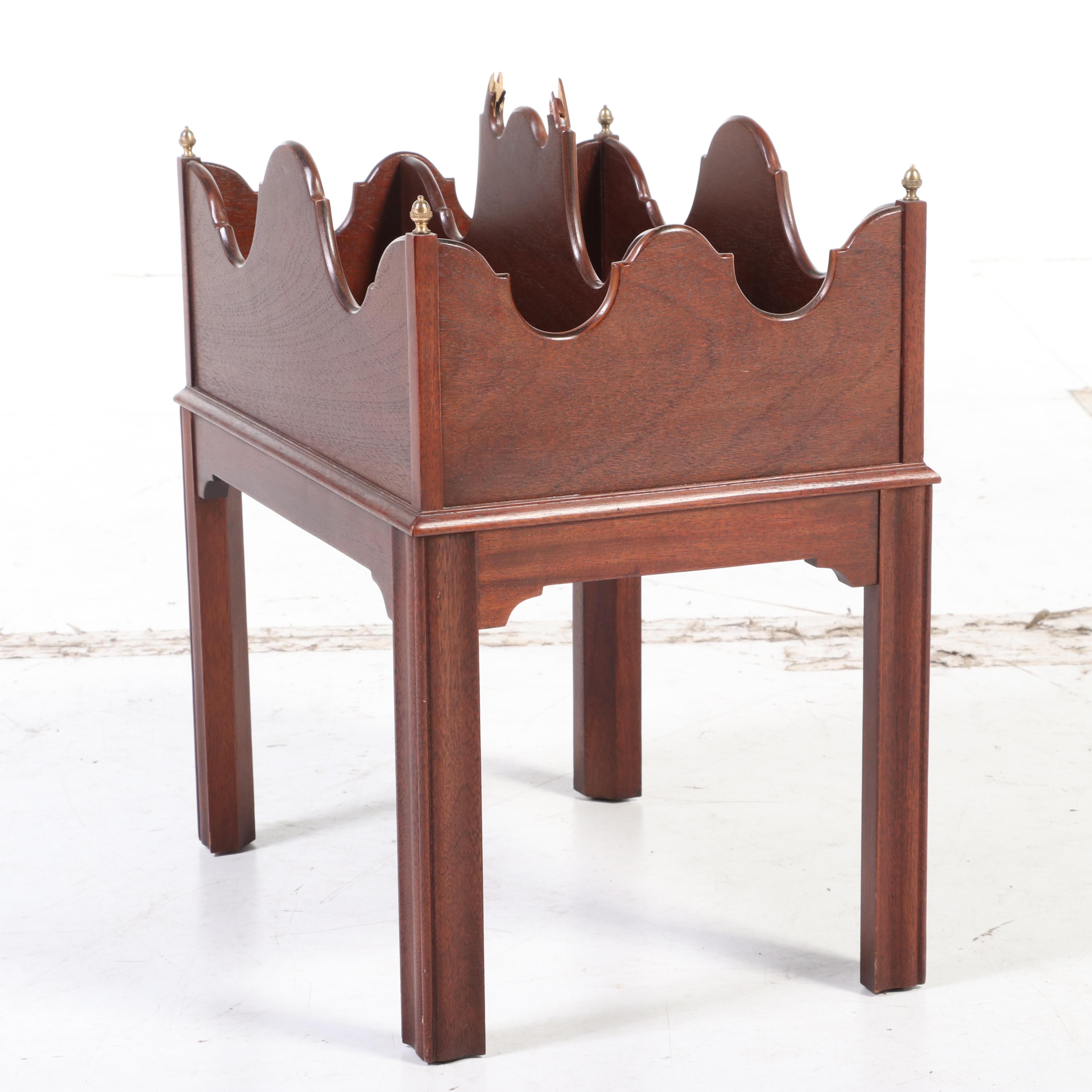 Hekman Furniture Co. George III Style Mahogany Canterbury