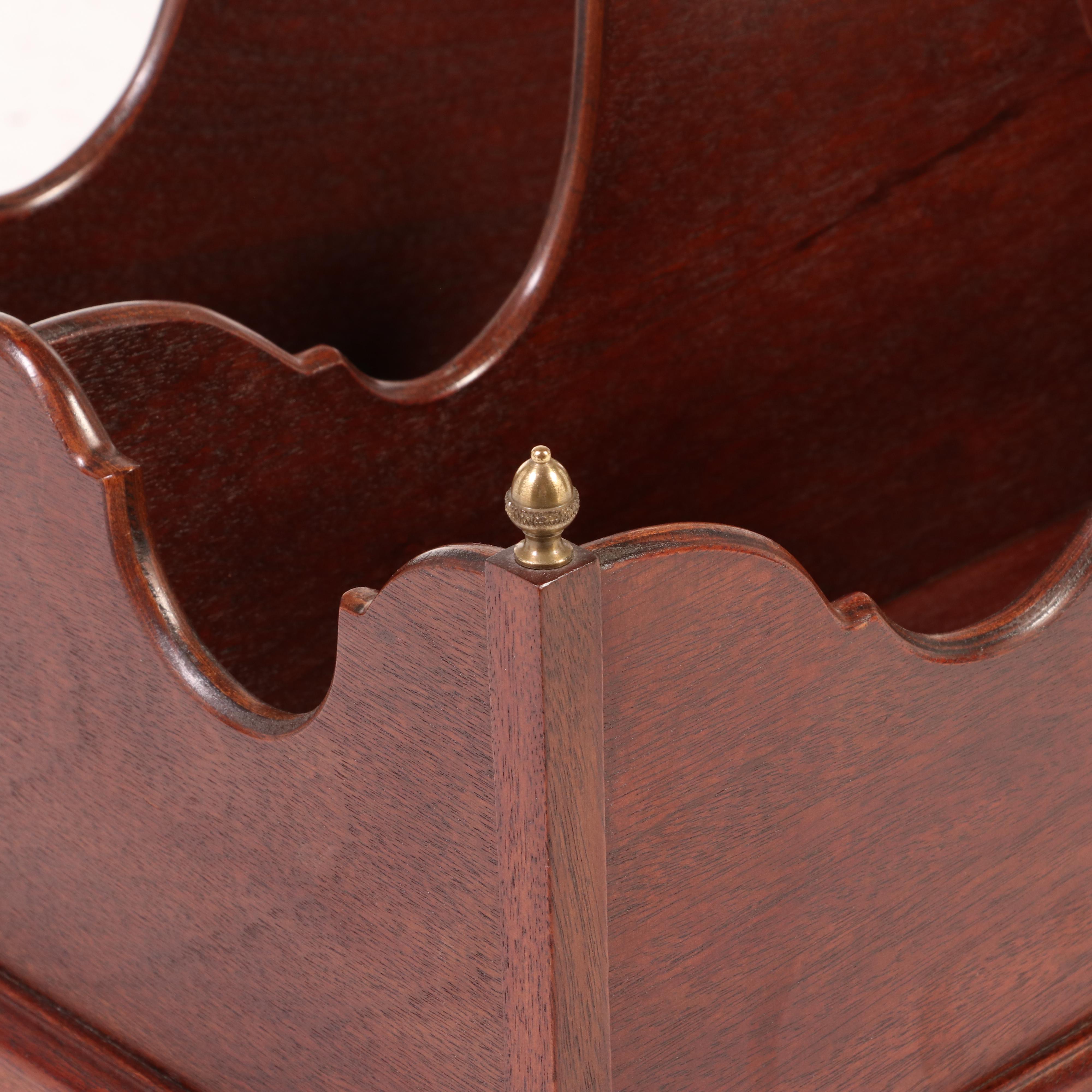 Hekman Furniture Co. George III Style Mahogany Canterbury