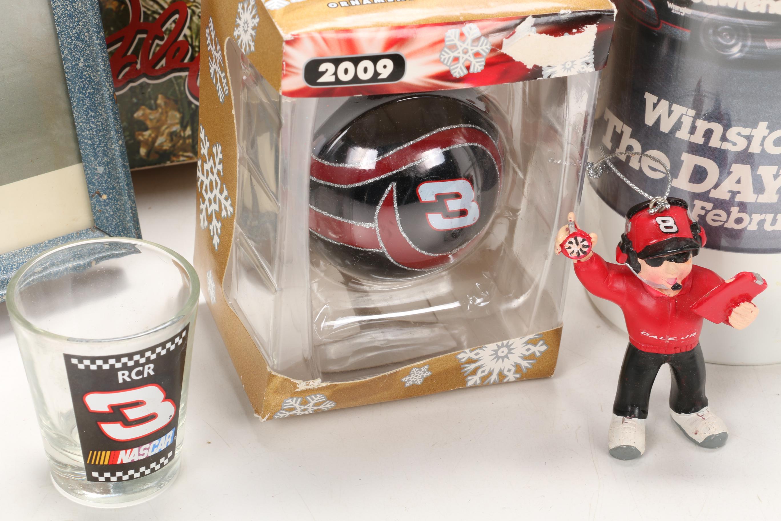 Dale Earnhardt Sportsman Collection Figure with Other Collectibles