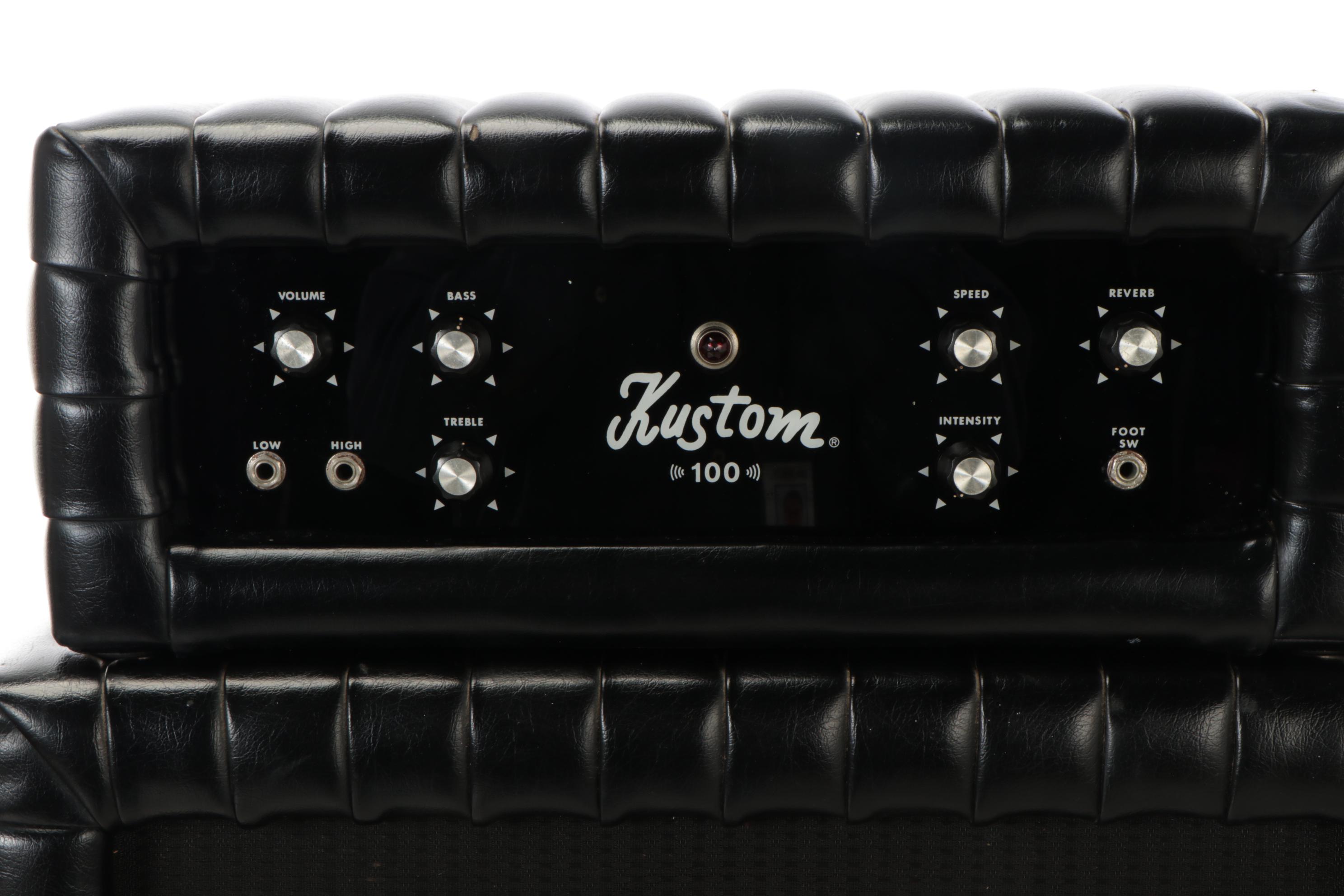 Kustom K 100-2 "Tuck And Roll" Guitar Amplifier