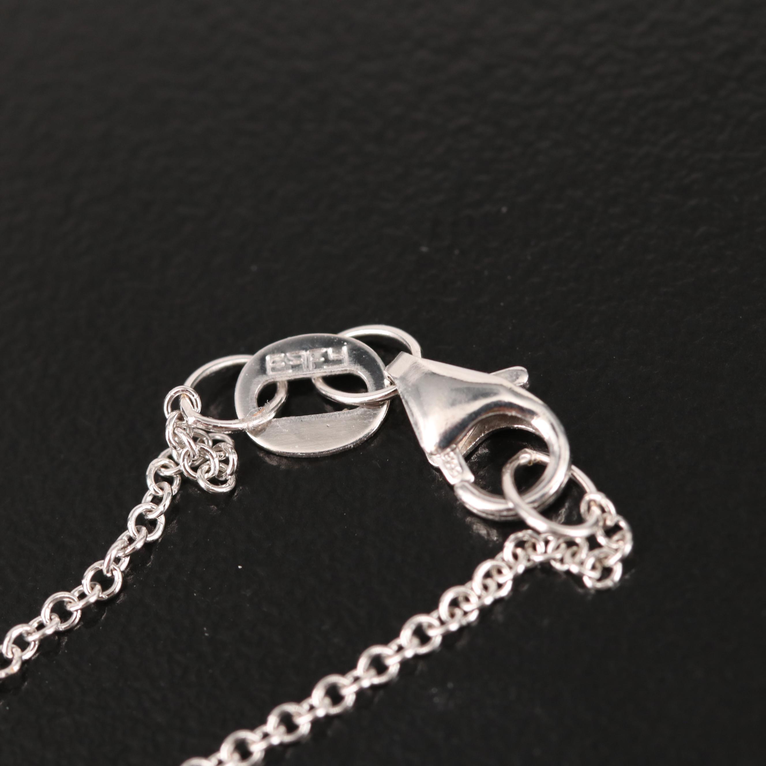 EFFY 14K Sapphire Star of David Pendant Necklace