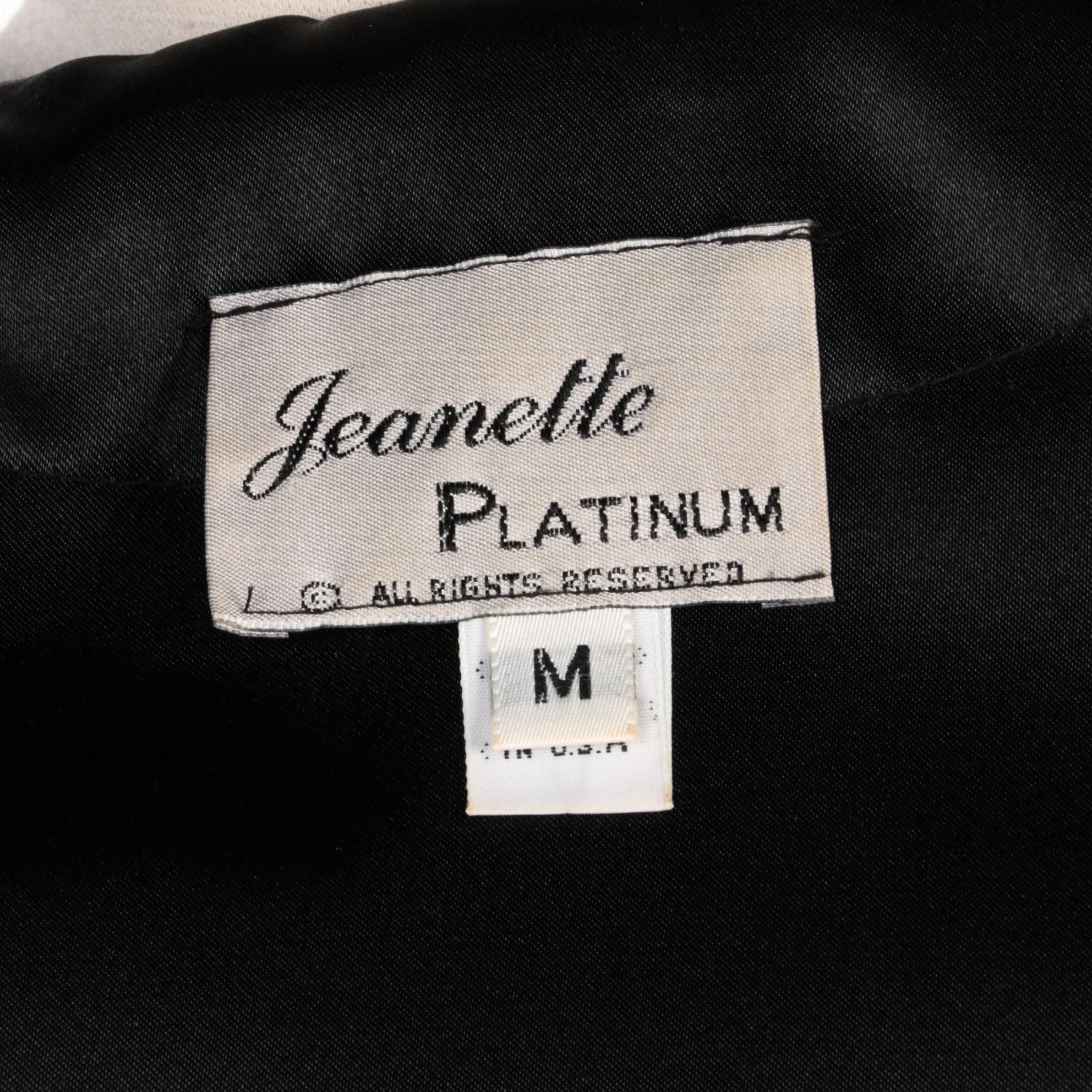 Jeanette Kastenberg Platinum "Bugs Bunny Blazes" Hand Embellished Bolero Jacket