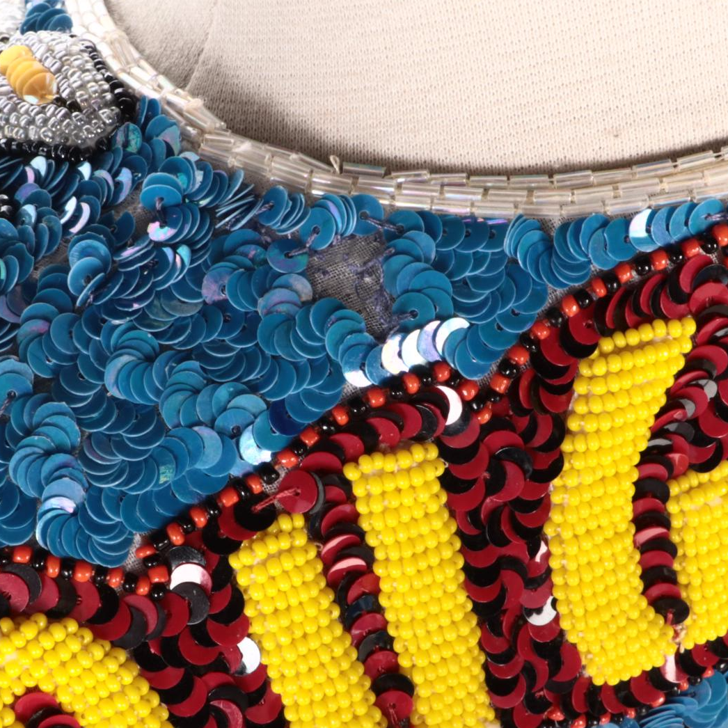 Jeanette Kastenberg Platinum "Bugs Bunny Blazes" Hand Embellished Bolero Jacket