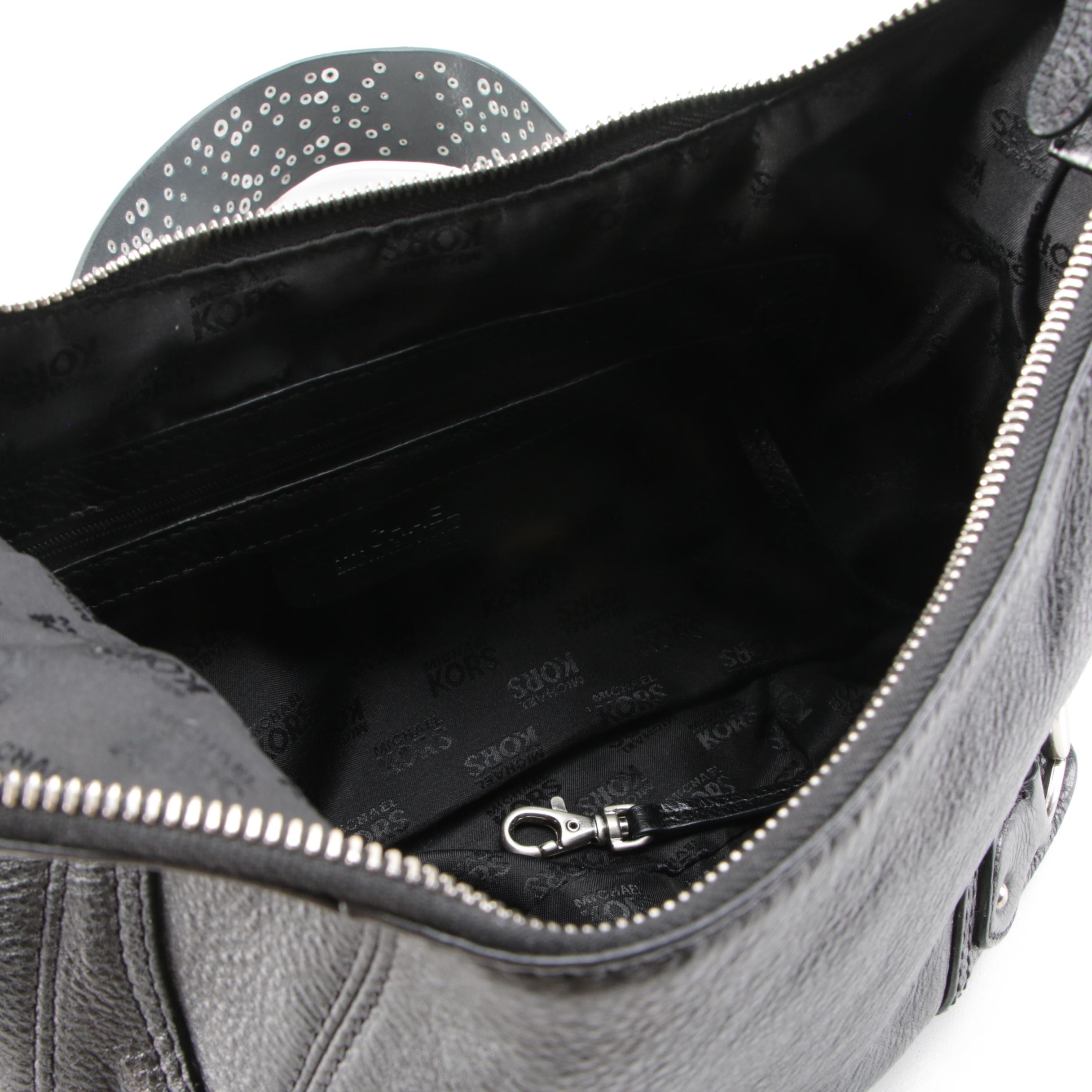 MICHAEL Michael Kors Hobo Bag with Harness Style Hardware and Studded Strap