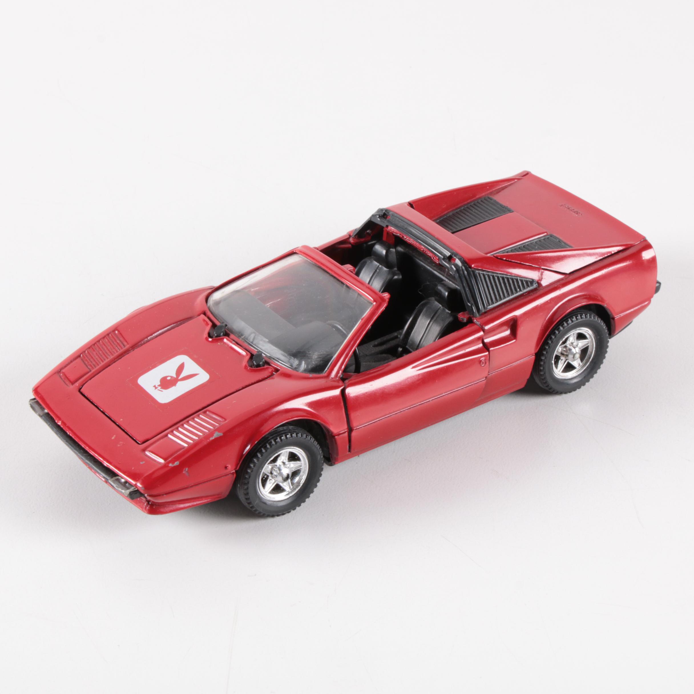 Zippo Lighters and 1981 Ferrari "Playboy" Diecast Car in Packaging