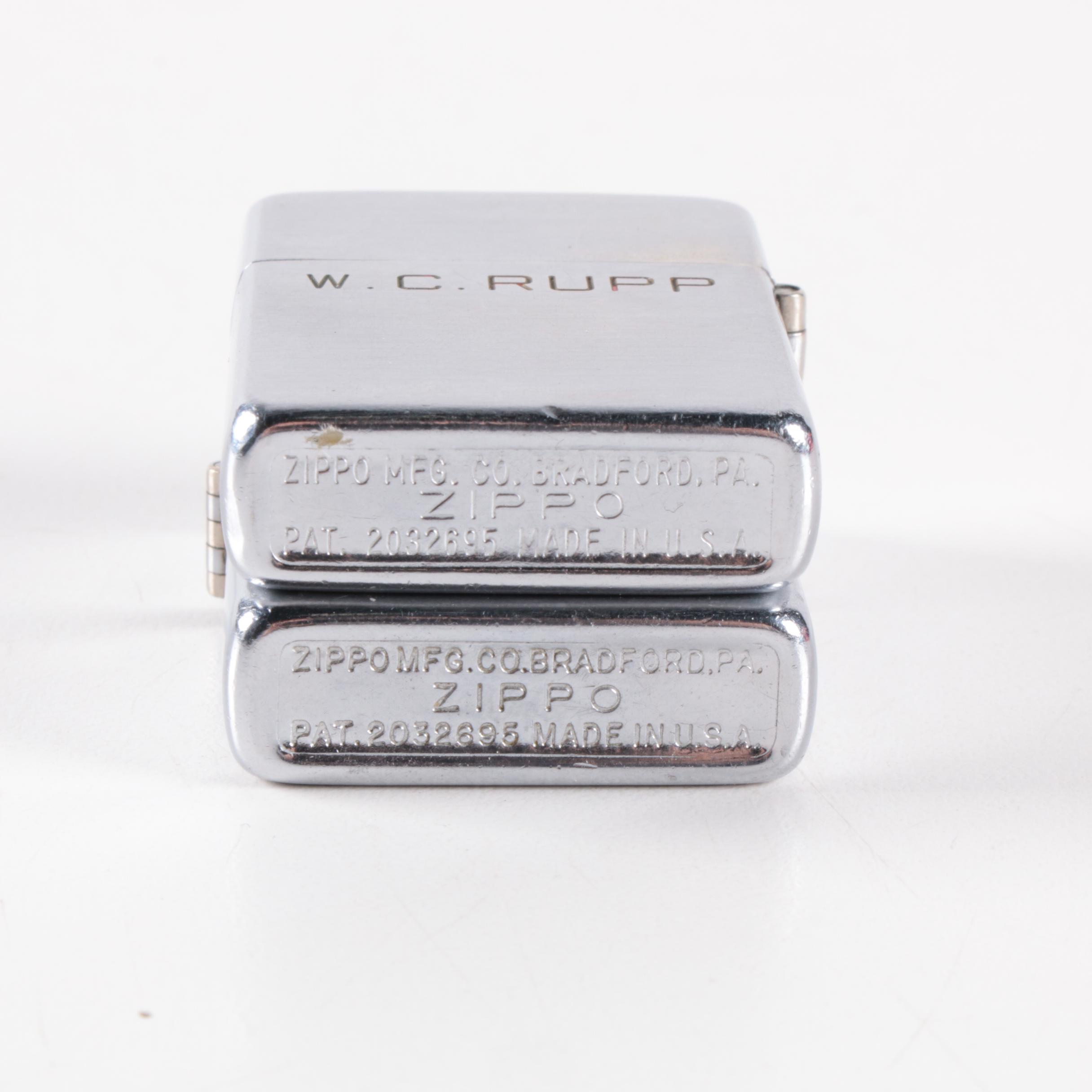 Zippo Lighters and 1981 Ferrari "Playboy" Diecast Car in Packaging