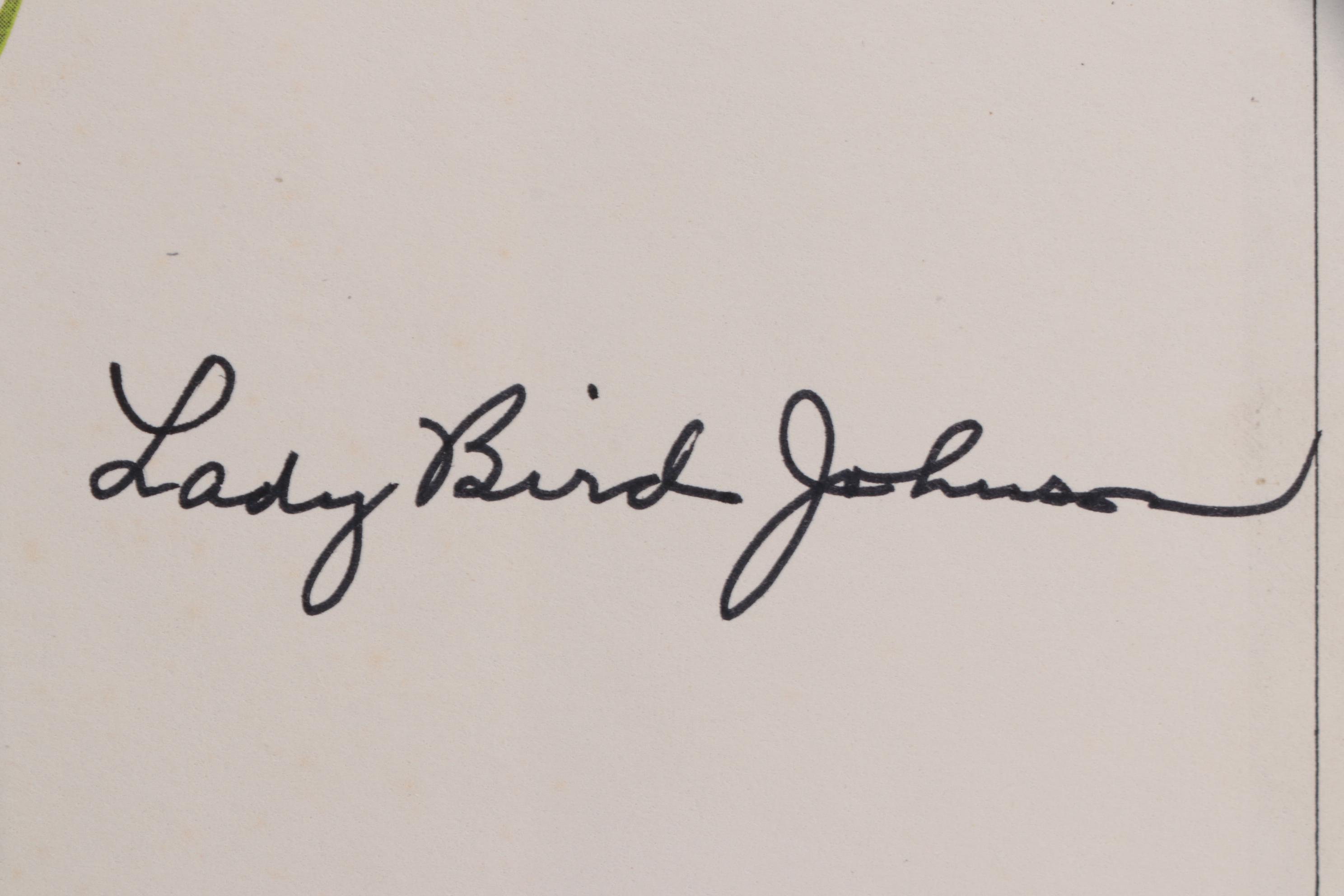 Signed First Edition "A White House Diary" by Lady Bird Johnson, 1970