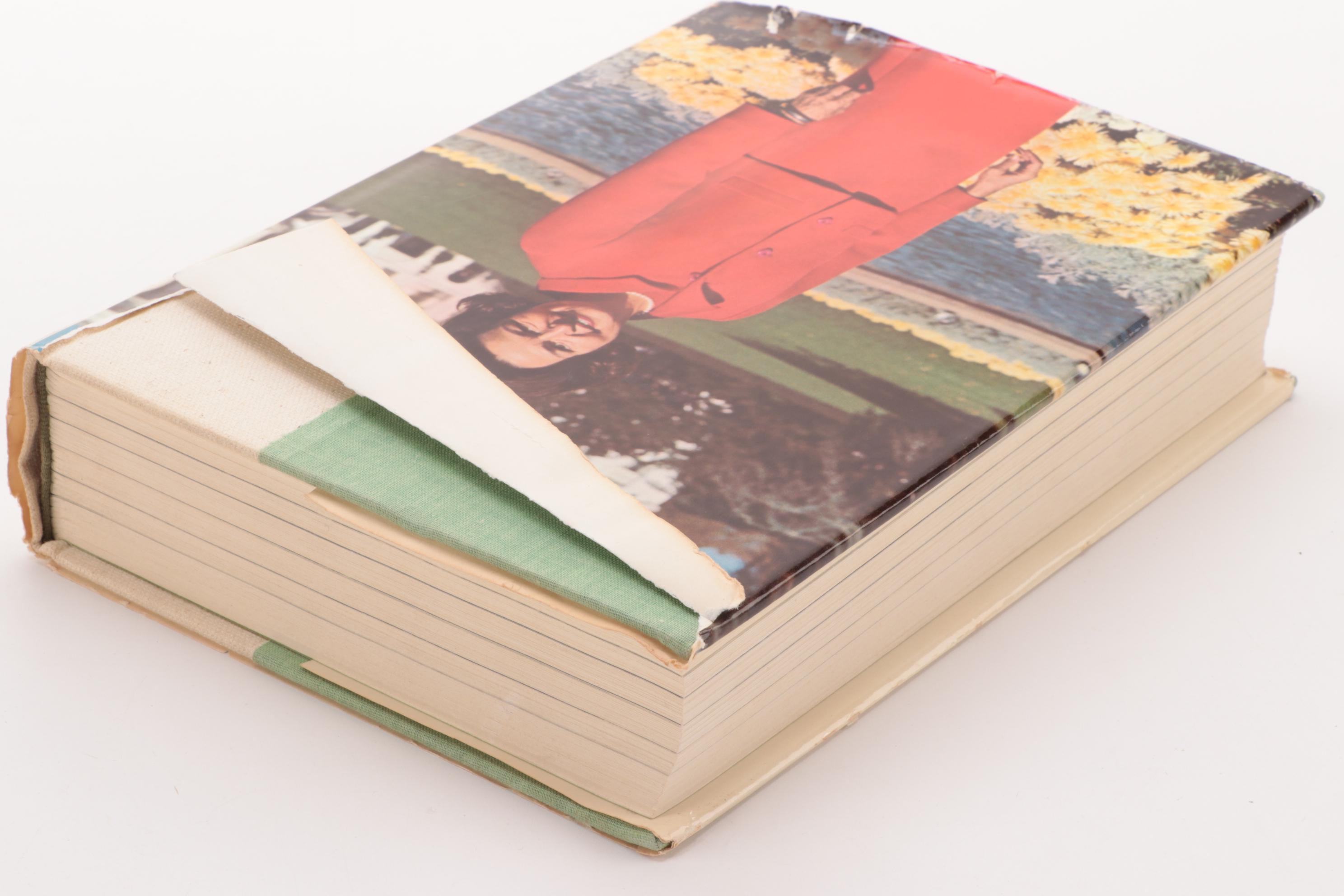 Signed First Edition "A White House Diary" by Lady Bird Johnson, 1970