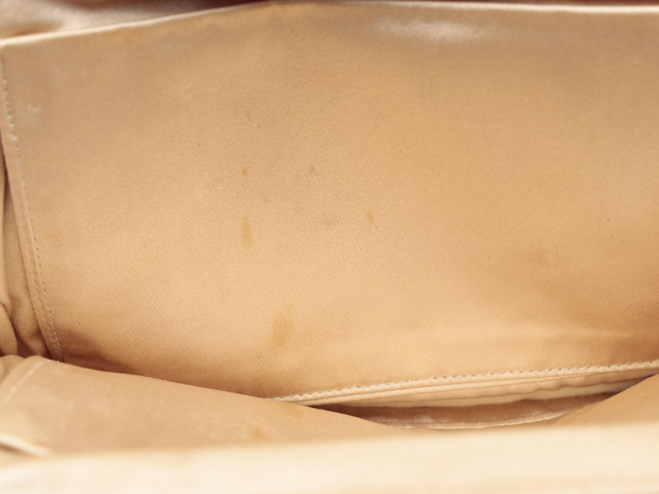 Floral Petit Point Frame Bag with Rhinestone Details