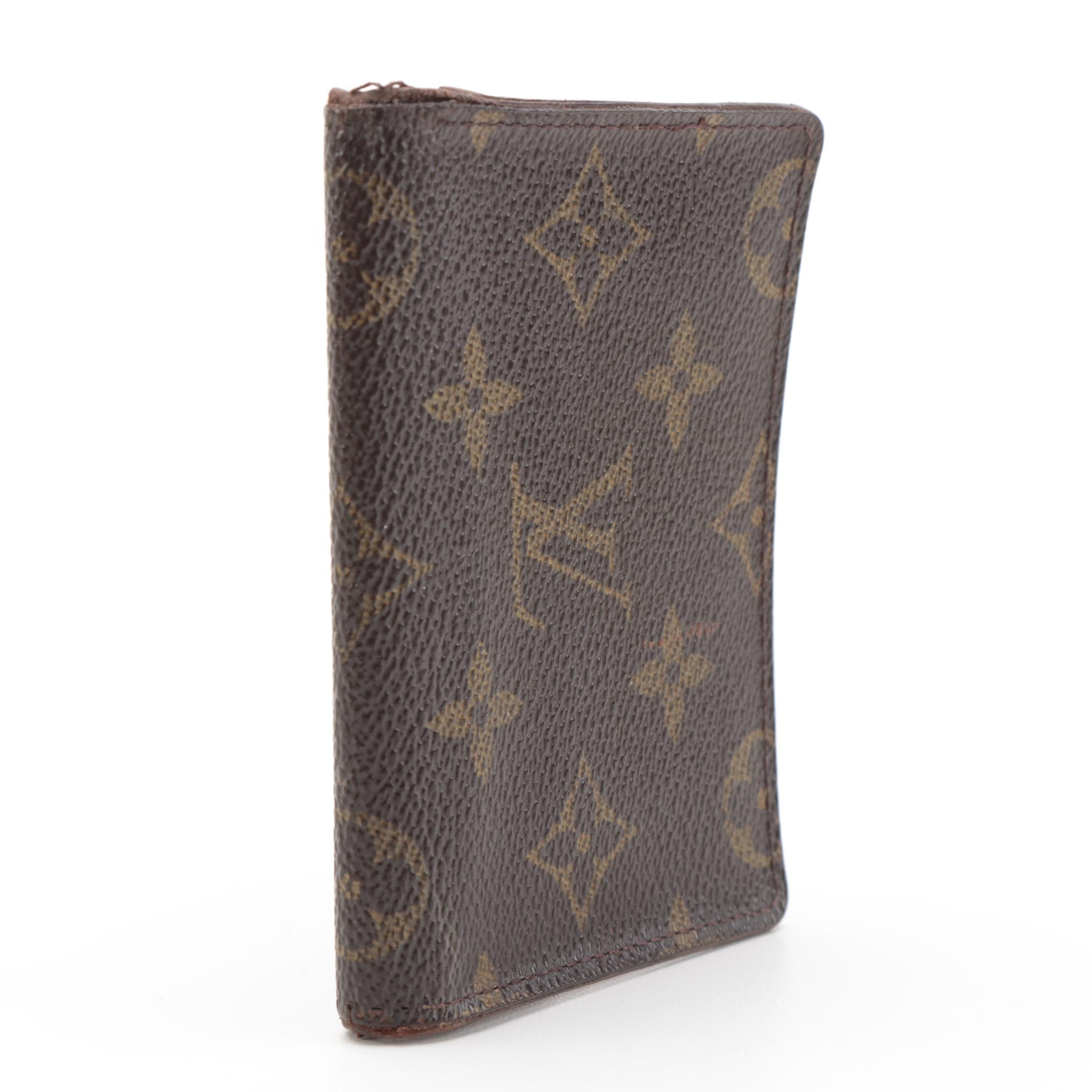 Louis Vuitton ID Card Holder and Multicles Four-Key Holder in Monogram Canvas