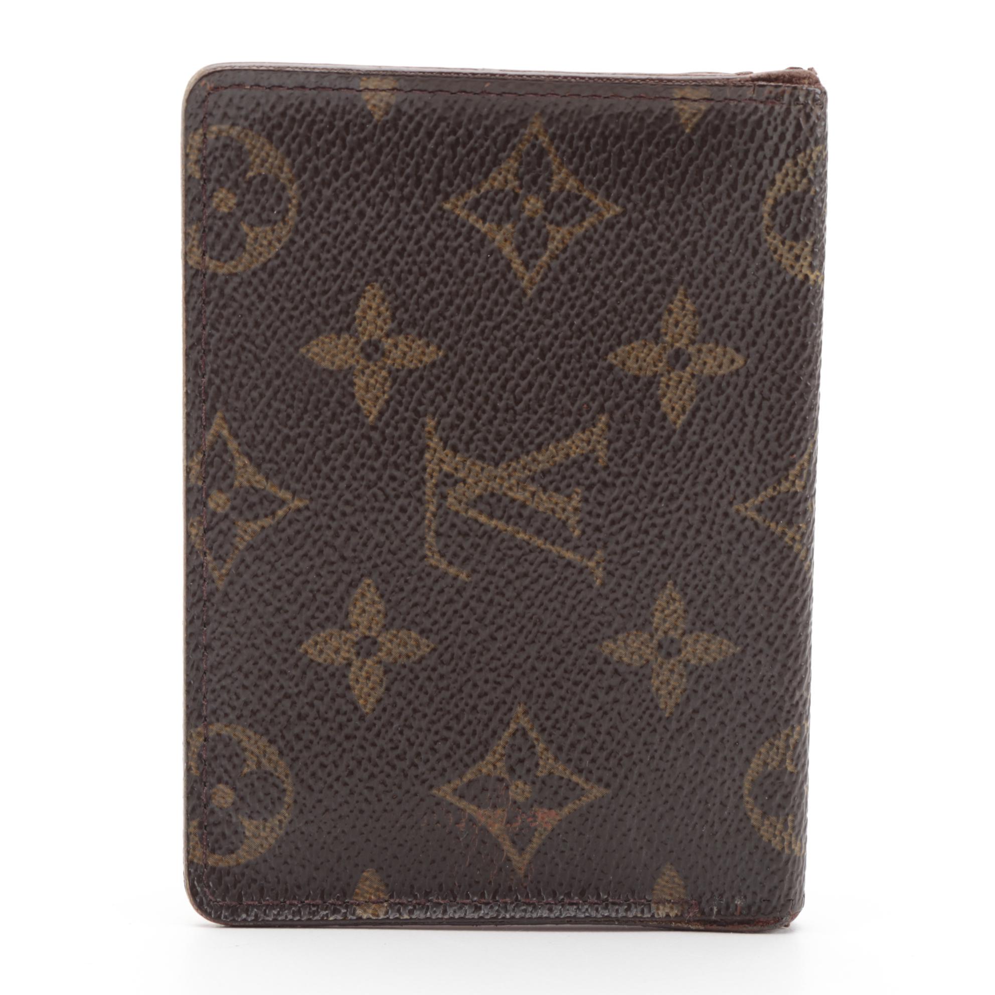 Louis Vuitton ID Card Holder and Multicles Four-Key Holder in Monogram Canvas