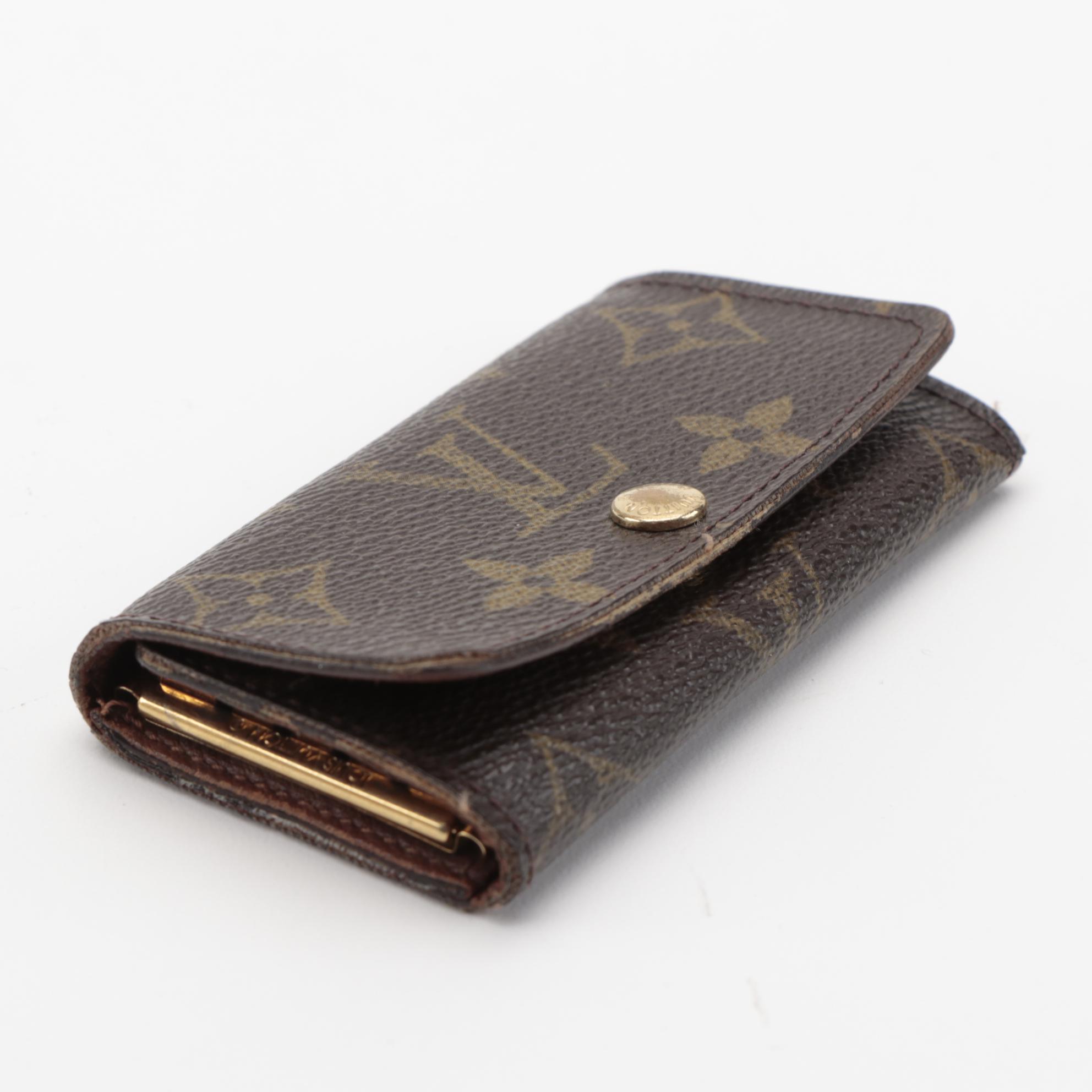 Louis Vuitton ID Card Holder and Multicles Four-Key Holder in Monogram Canvas