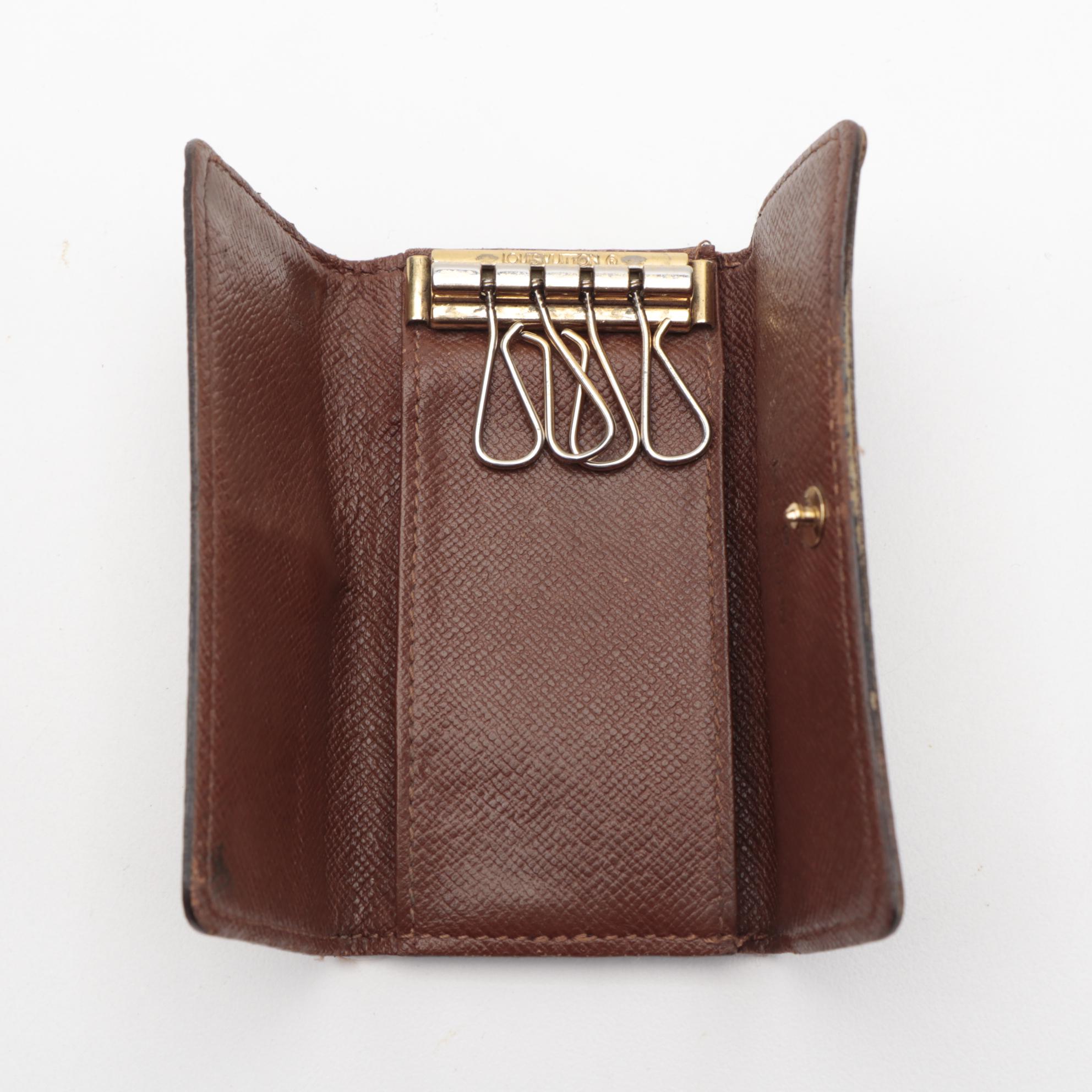 Louis Vuitton ID Card Holder and Multicles Four-Key Holder in Monogram Canvas