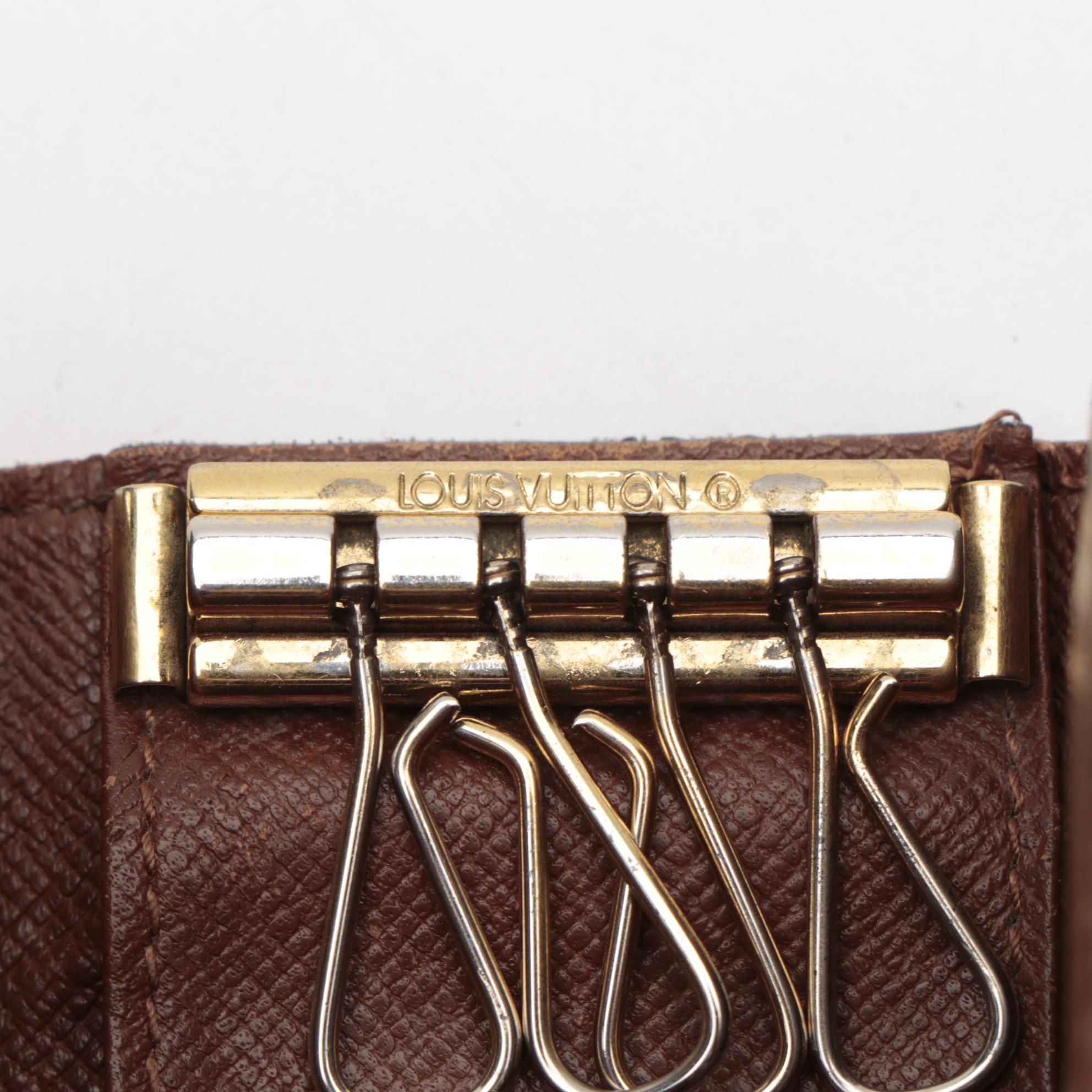 Louis Vuitton ID Card Holder and Multicles Four-Key Holder in Monogram Canvas