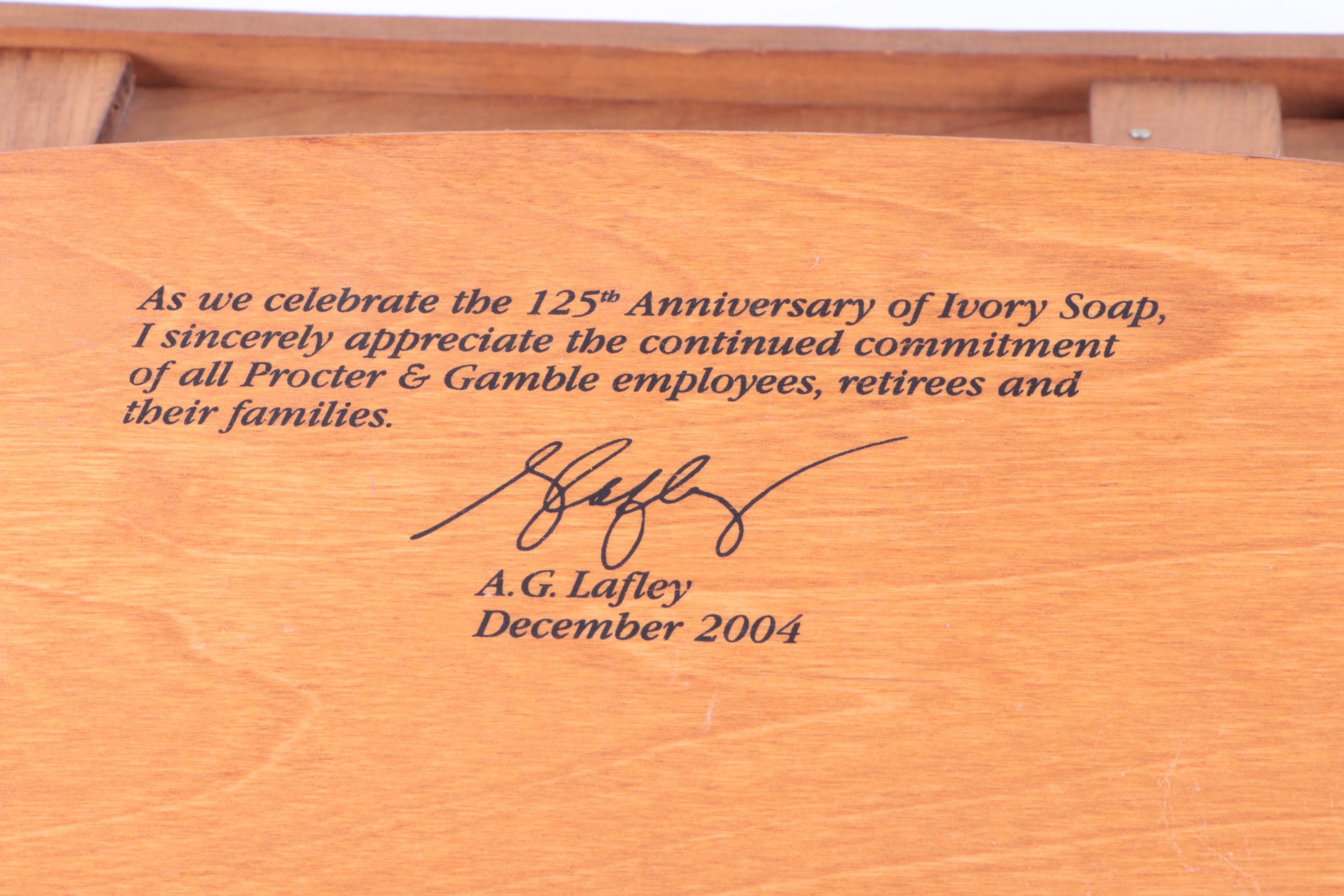 Procter & Gamble Dove Tailed Soap Box with Commemorative Basket and Box