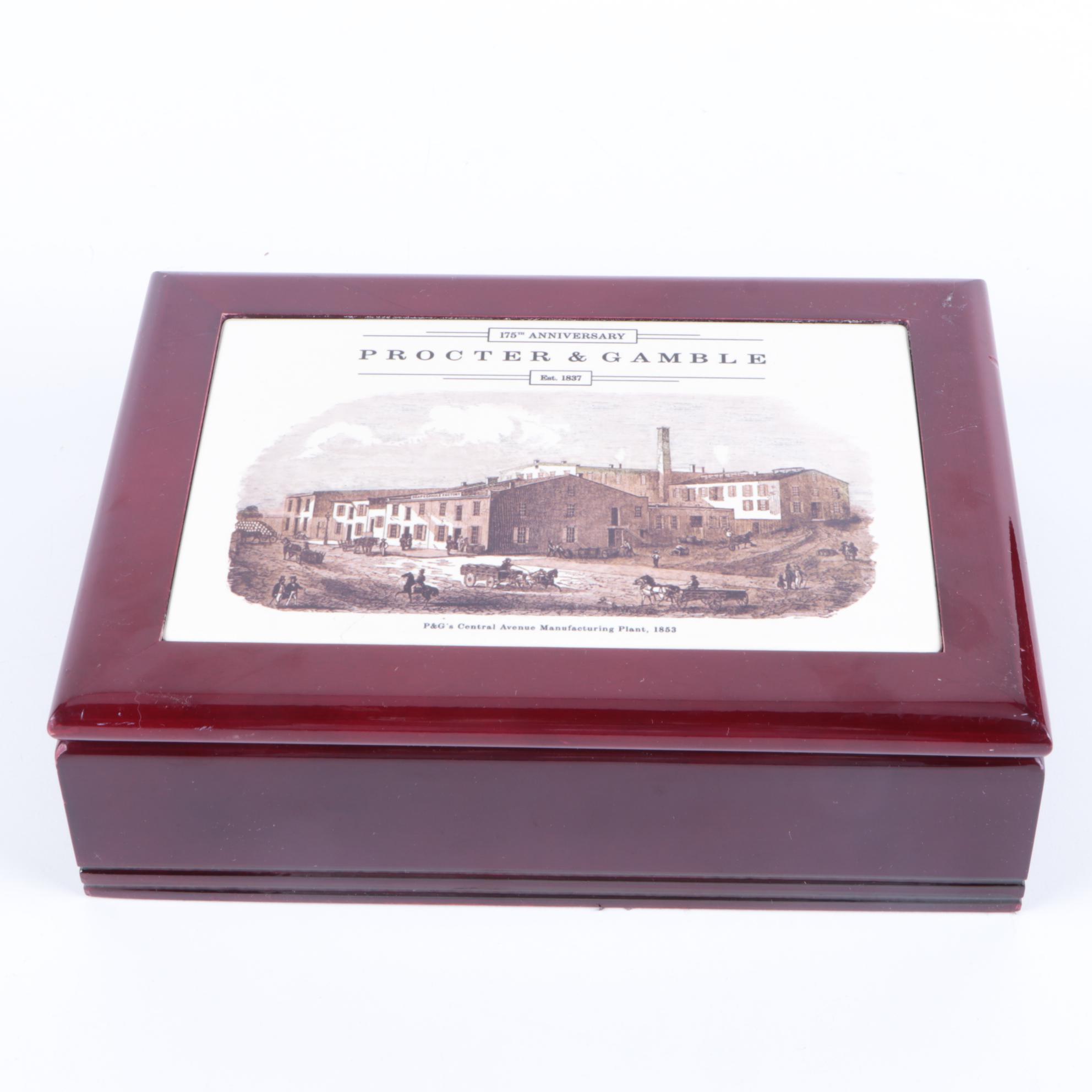 Procter & Gamble Dove Tailed Soap Box with Commemorative Basket and Box