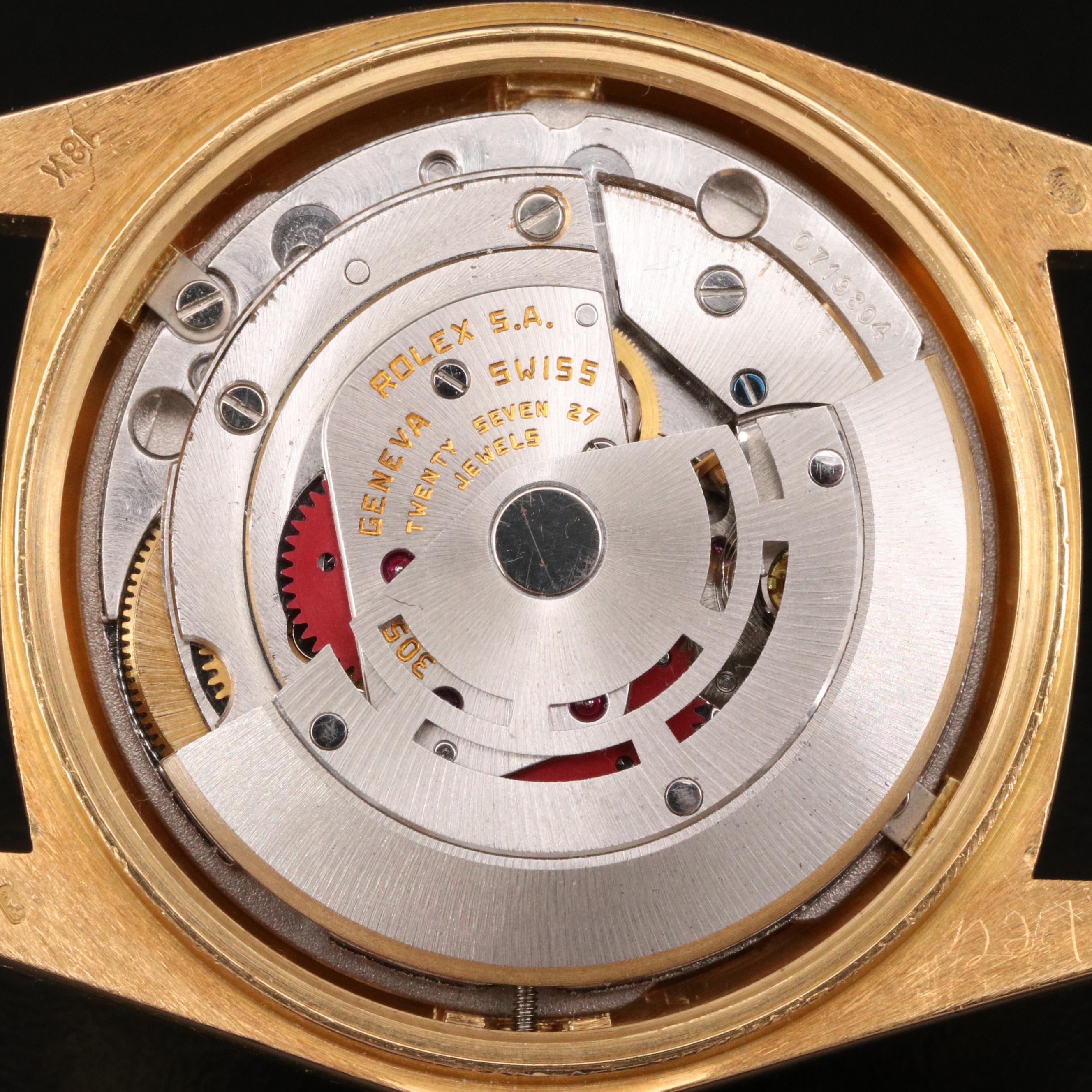 1982 Rolex Day-Date President 18K Yellow Gold Automatic Watch