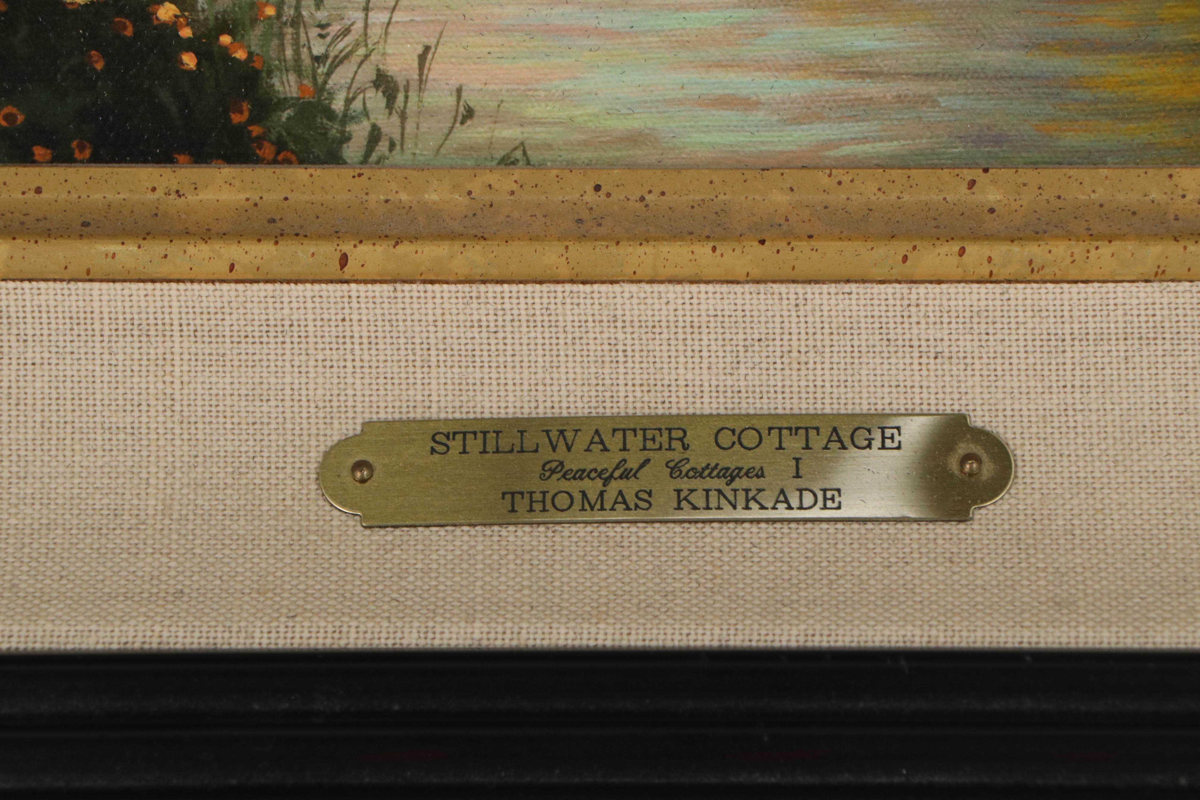 Thomas Kinkade Embellished Giclée "Stillwater Cottage"