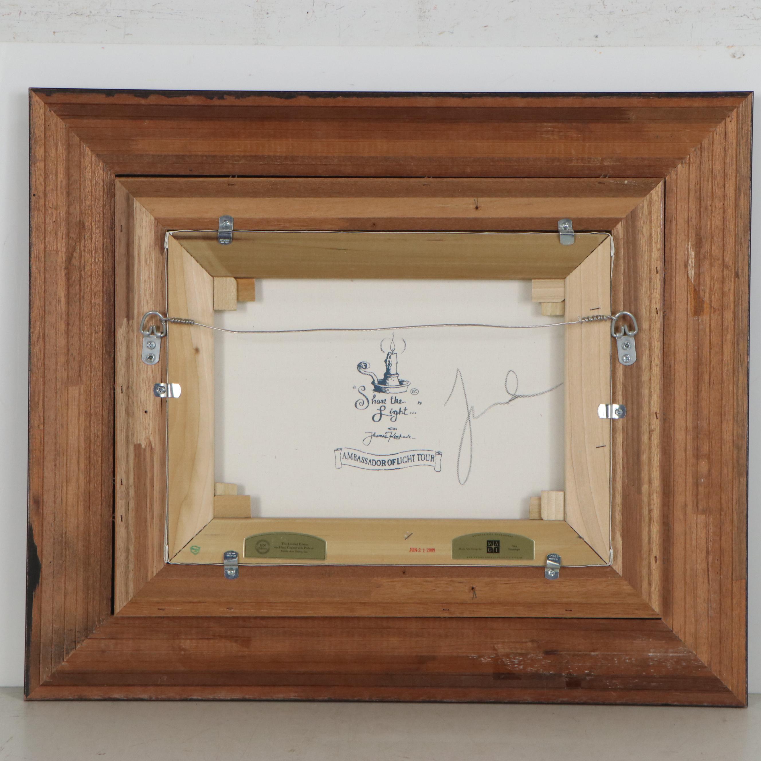 Thomas Kinkade Embellished Giclée "Stillwater Cottage"