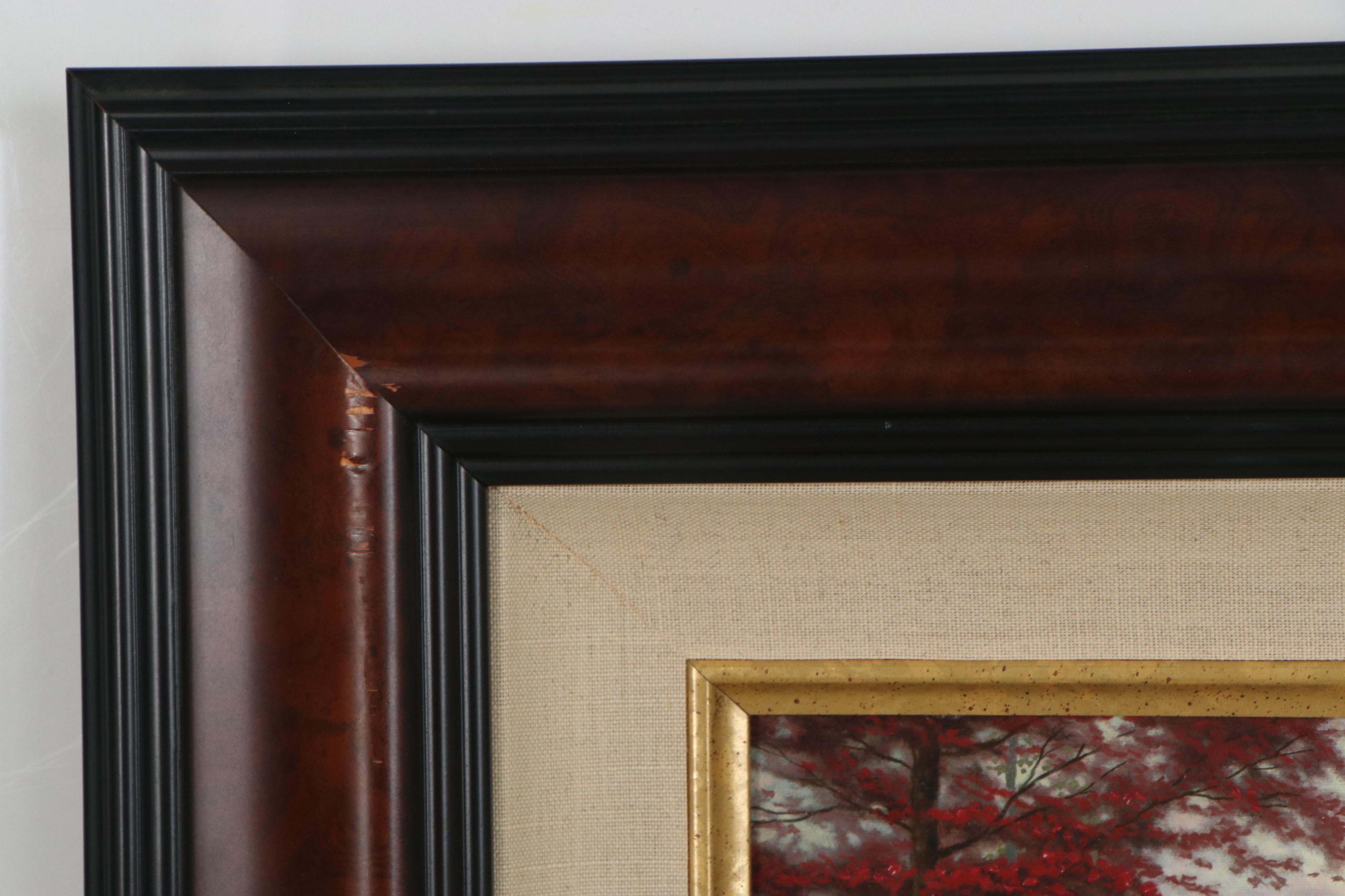 Thomas Kinkade Embellished Giclée "Stillwater Cottage"