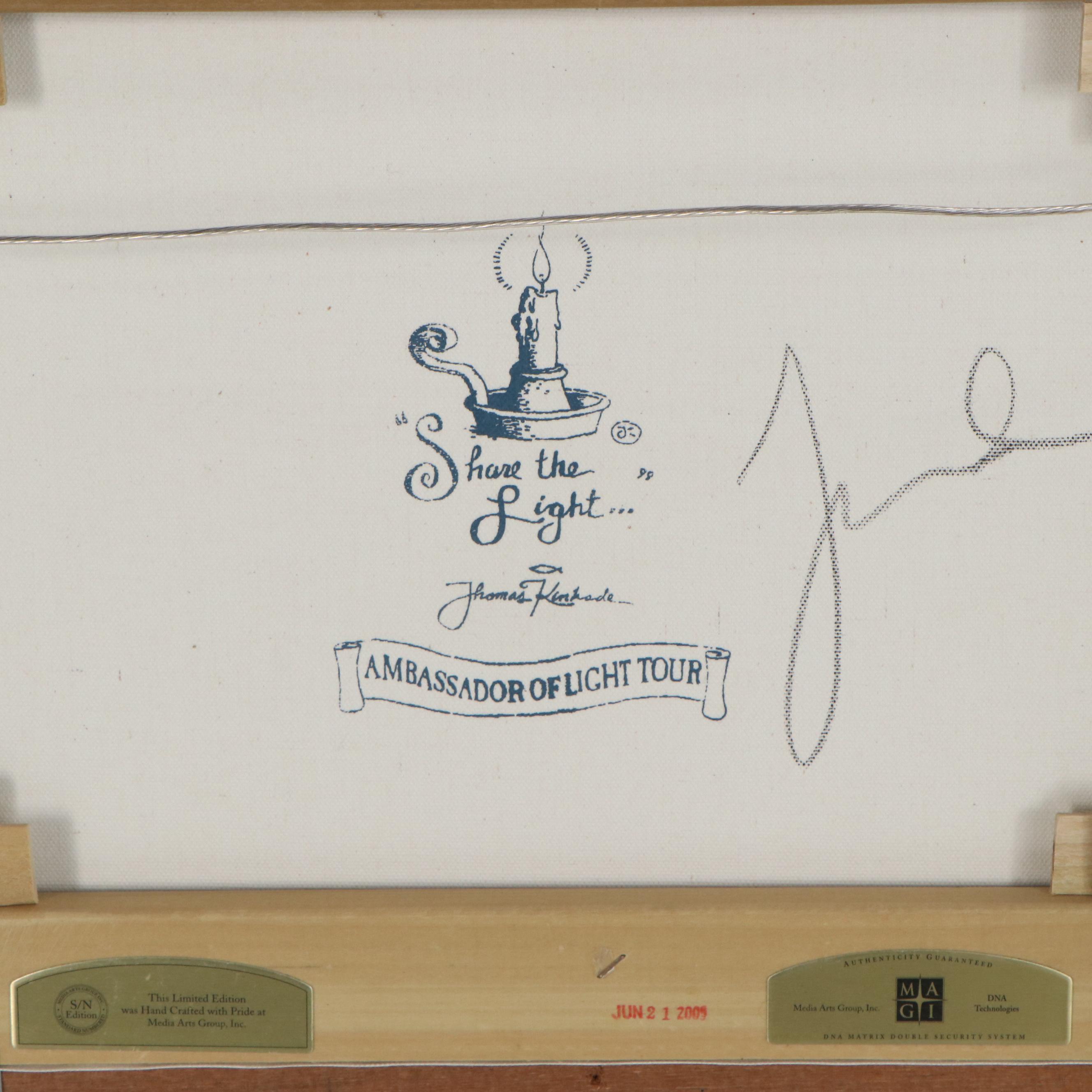 Thomas Kinkade Embellished Giclée "Stillwater Cottage"