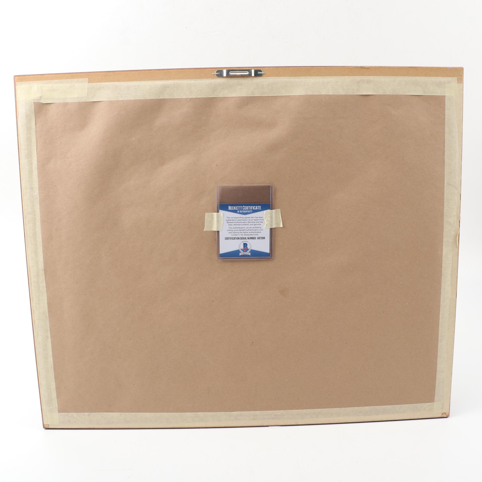 Pete Rose and Kenny Anderson Signed "Cincinnati's #14" Framed Photo Print, COA