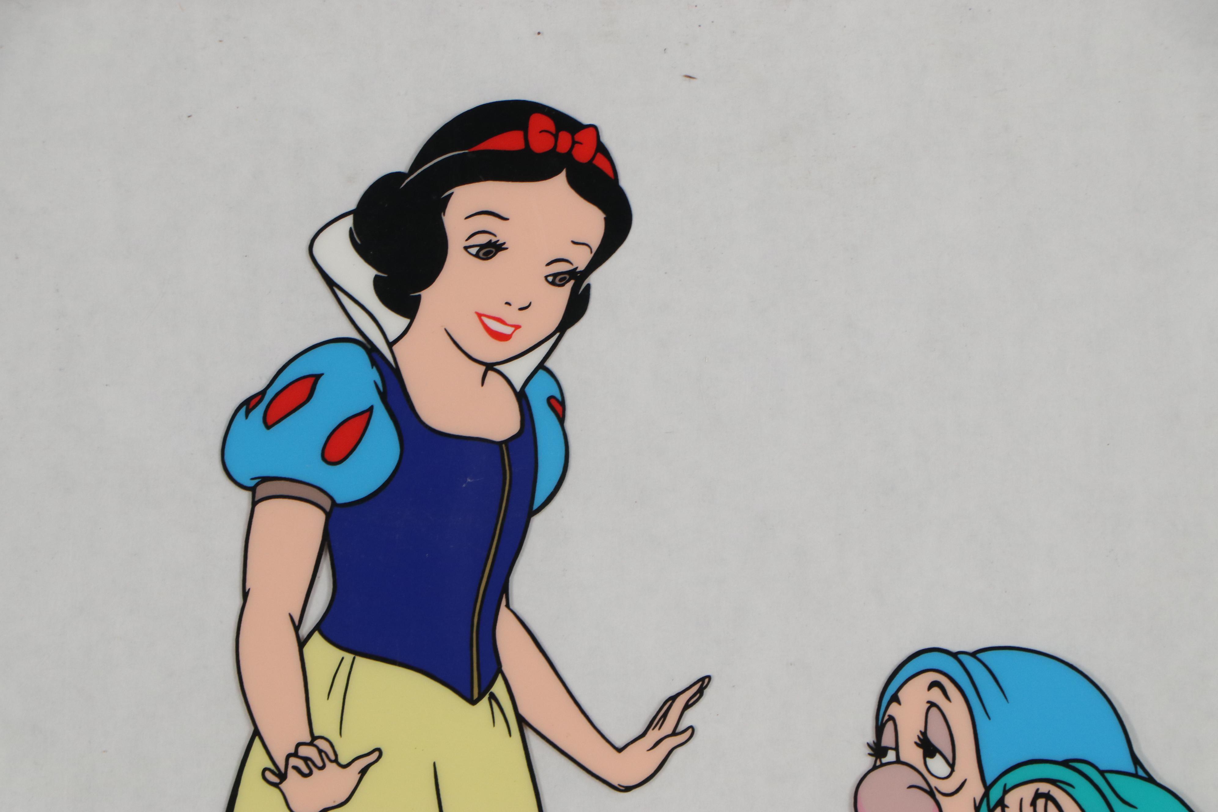 Disney "Snow White and the Seven Dwarfs" and "Lady and the Tramp" Sericels