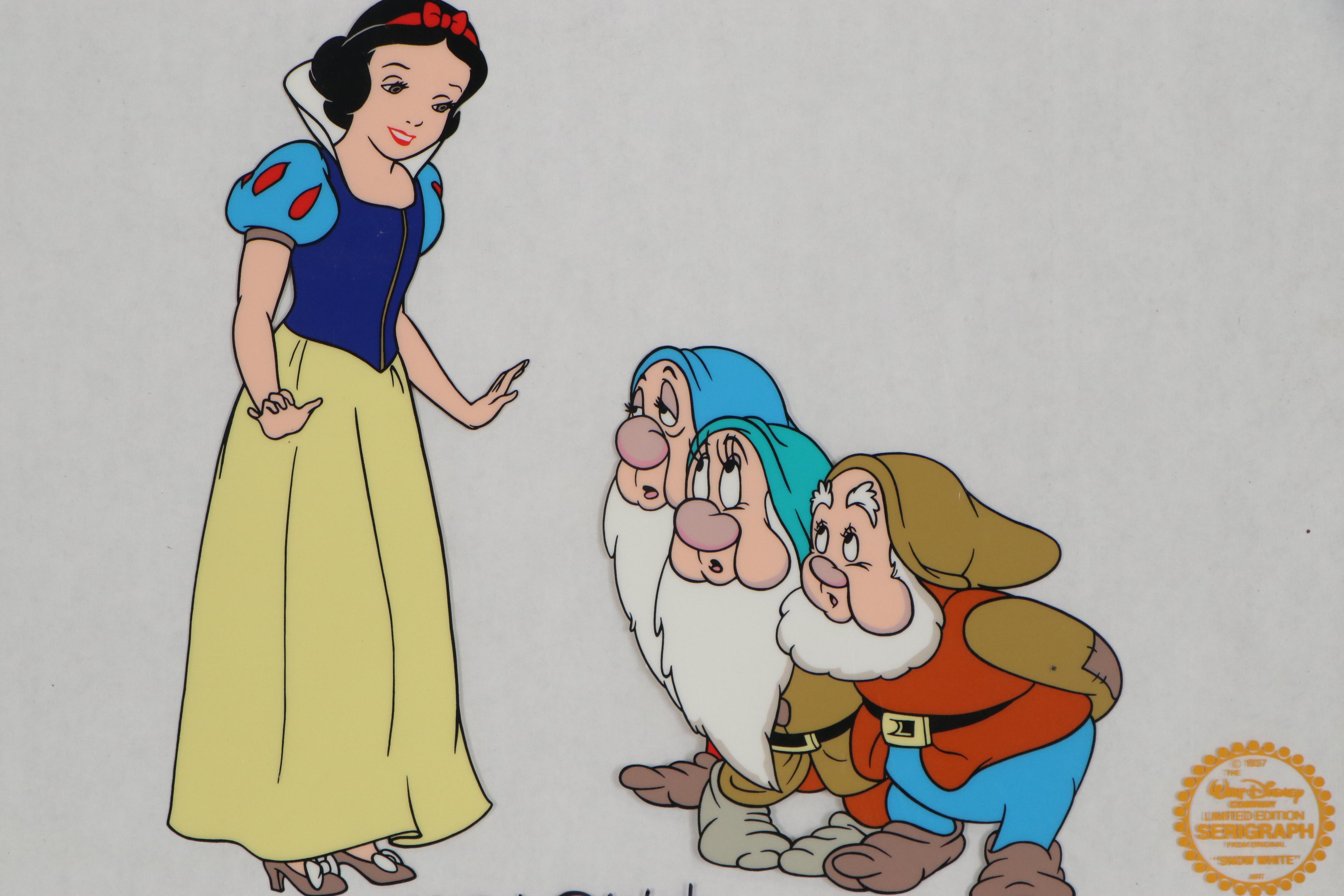 Disney "Snow White and the Seven Dwarfs" and "Lady and the Tramp" Sericels