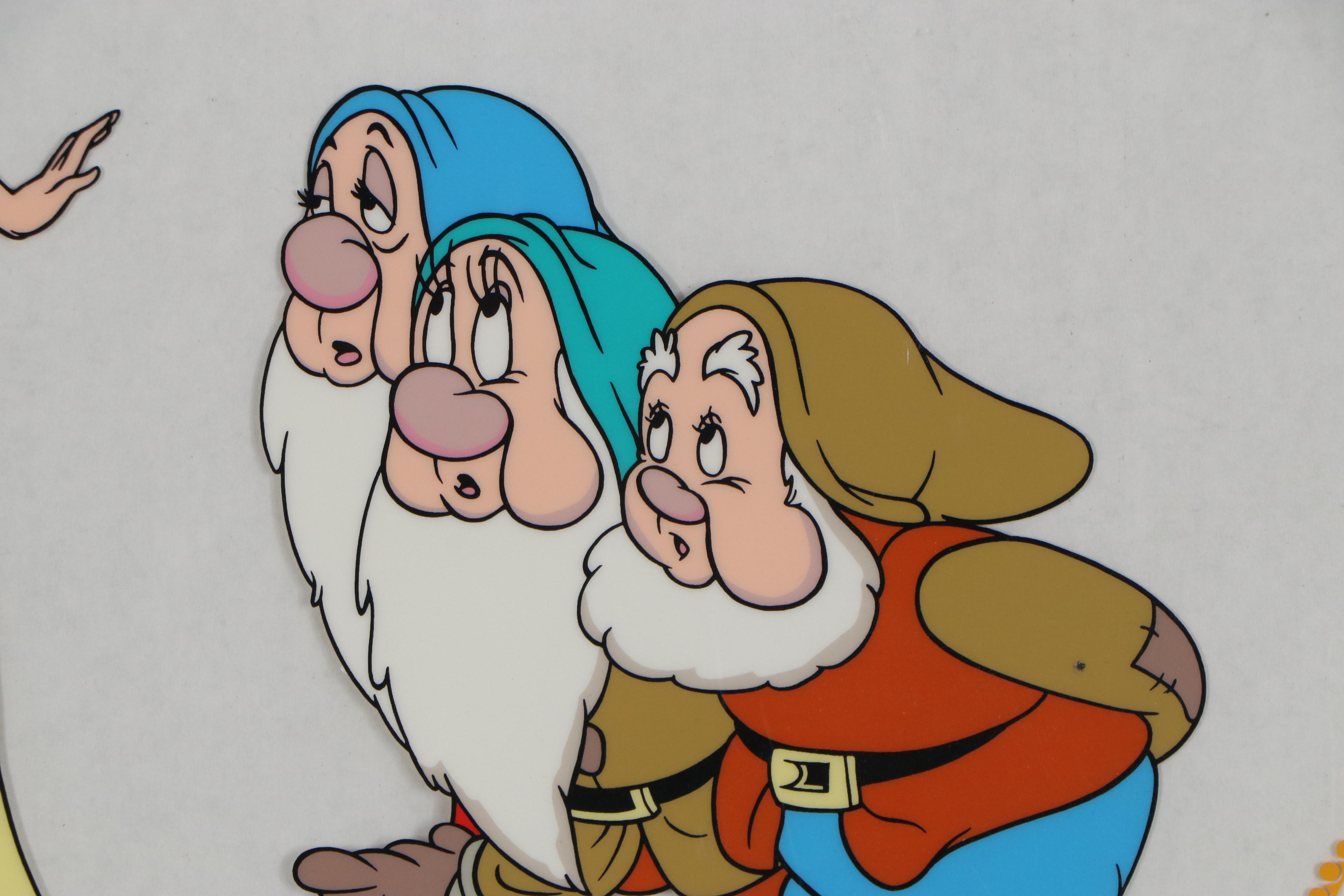 Disney "Snow White and the Seven Dwarfs" and "Lady and the Tramp" Sericels