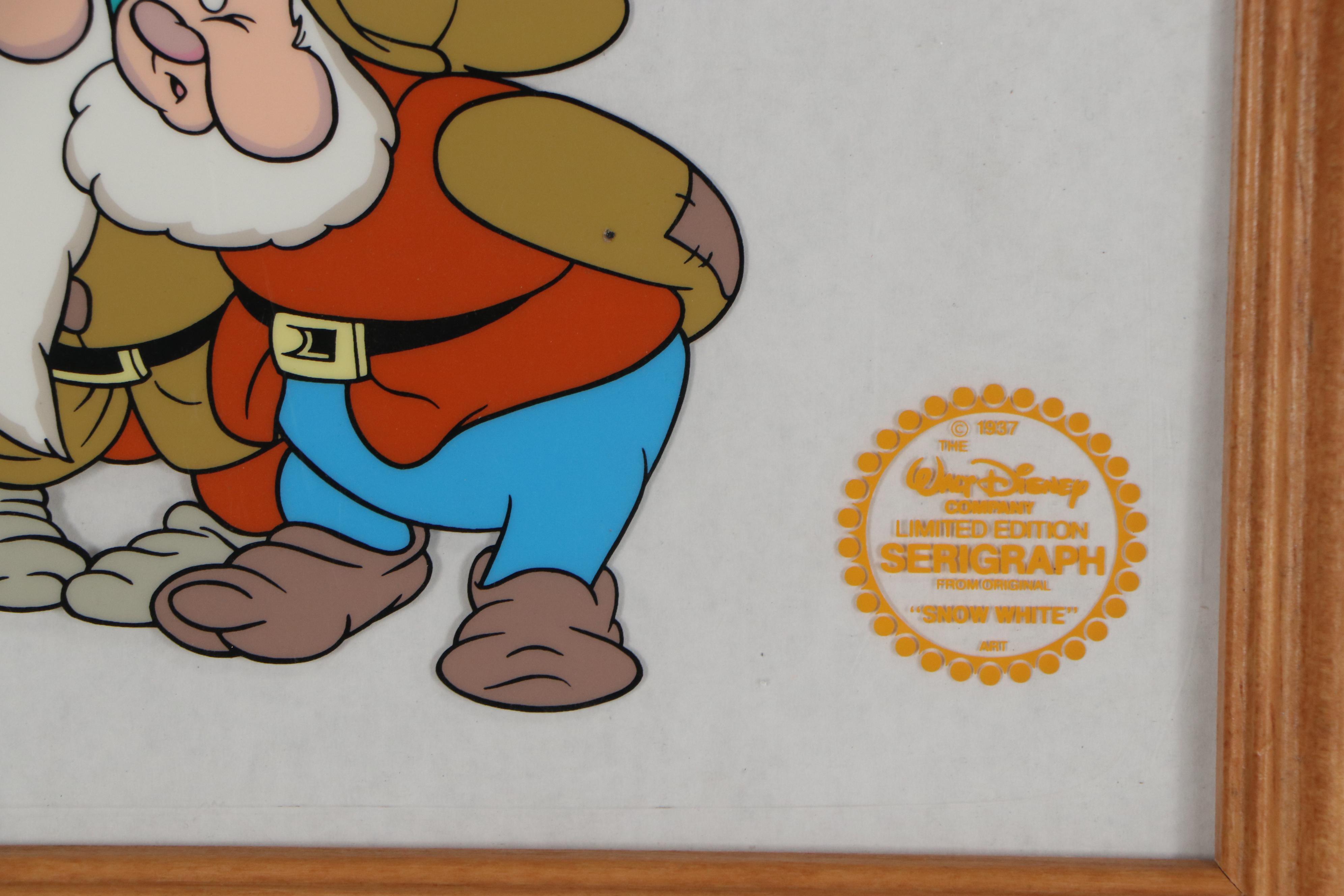 Disney "Snow White and the Seven Dwarfs" and "Lady and the Tramp" Sericels