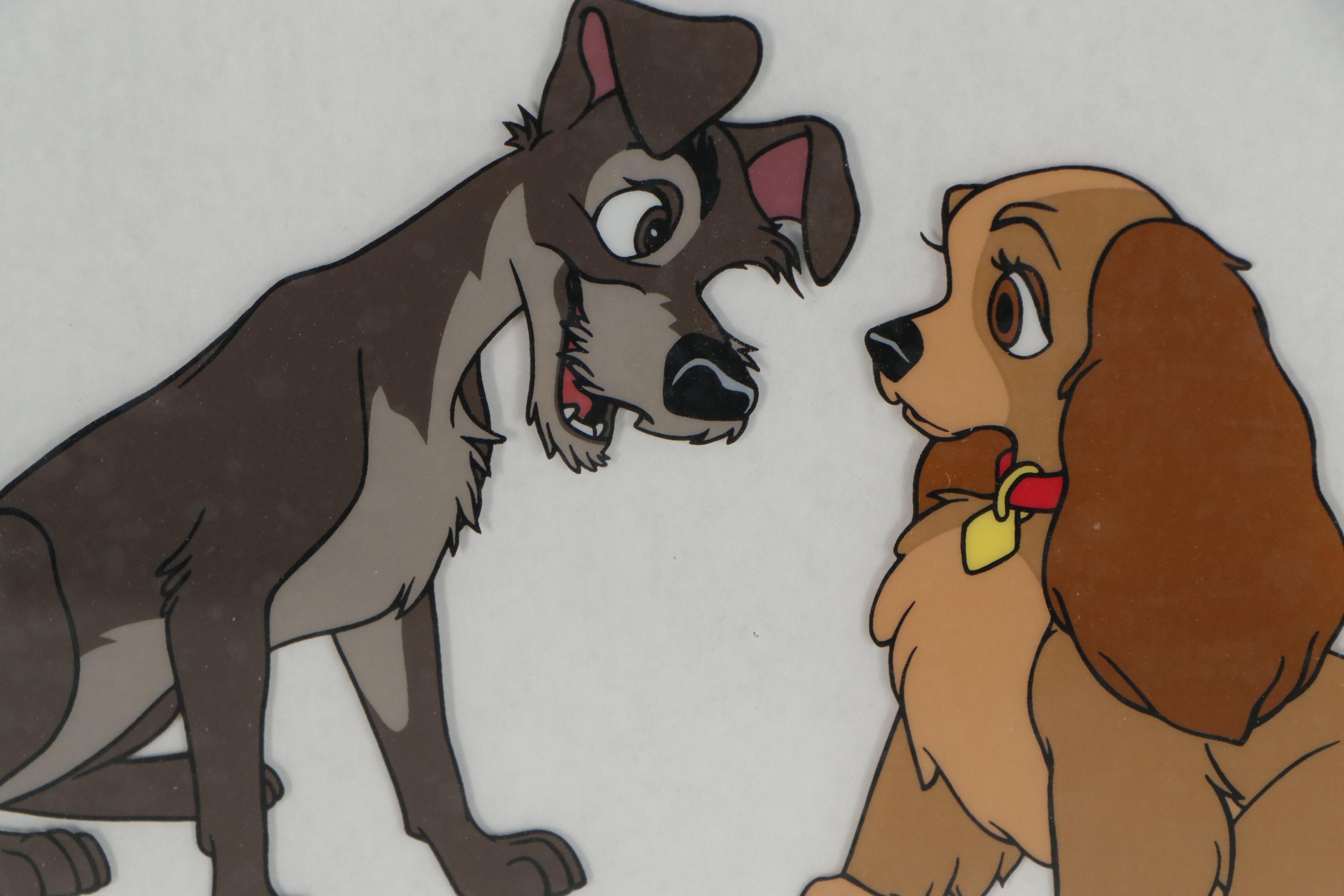 Disney "Snow White and the Seven Dwarfs" and "Lady and the Tramp" Sericels