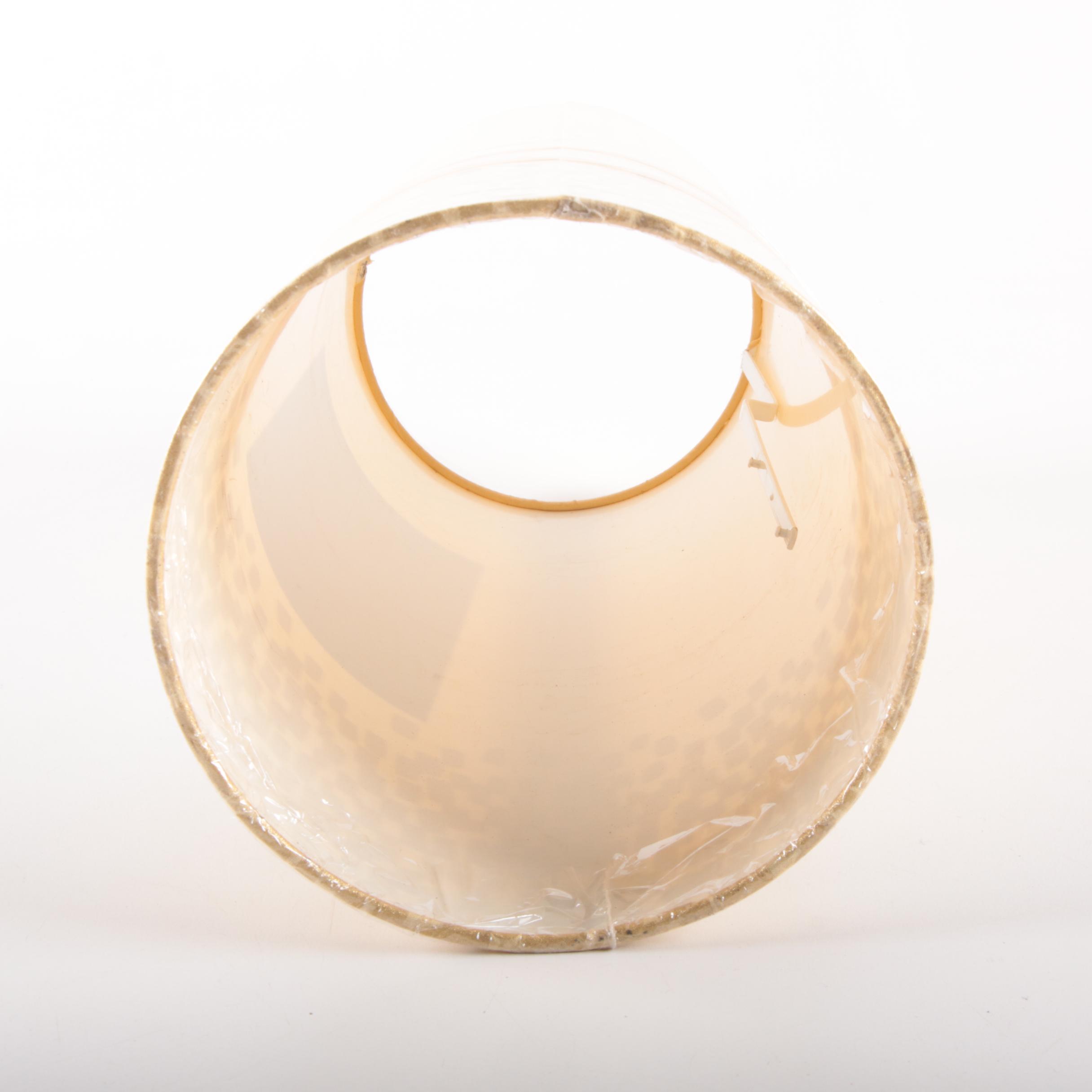 IKEA "Skimra" Black and "Alvine" Gold Skinny Lamp Shades