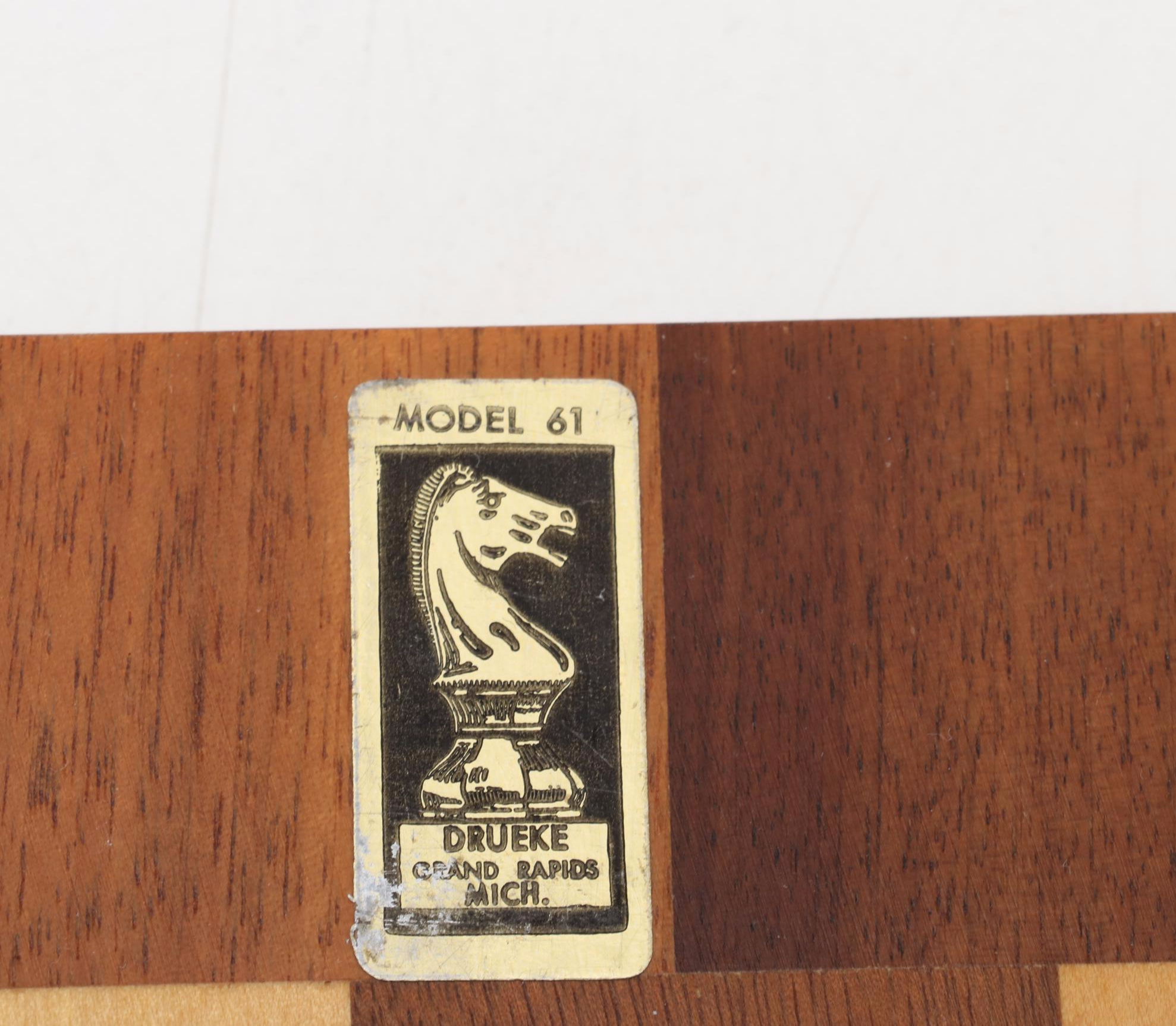 Ceramic Bisque Chess Set with Drueke Chess Board