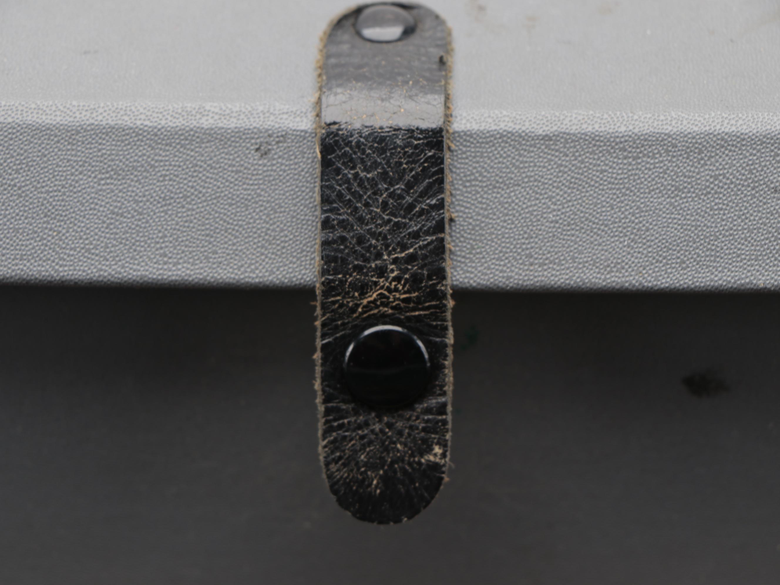 Schell Leather Company "Emdee" Doctor Bag in Top Grain Cowhide, Mid-20th Century