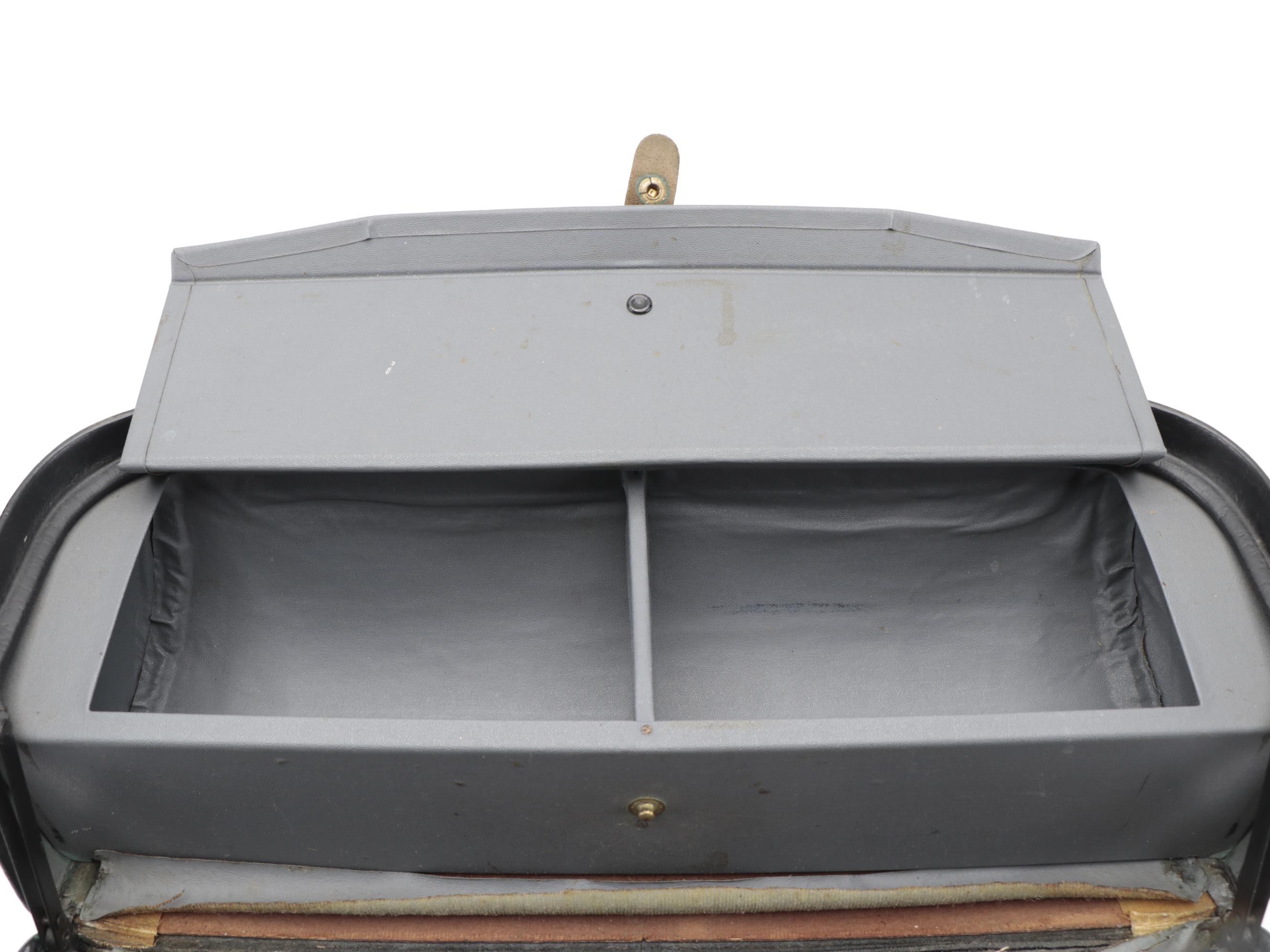 Schell Leather Company "Emdee" Doctor Bag in Top Grain Cowhide, Mid-20th Century