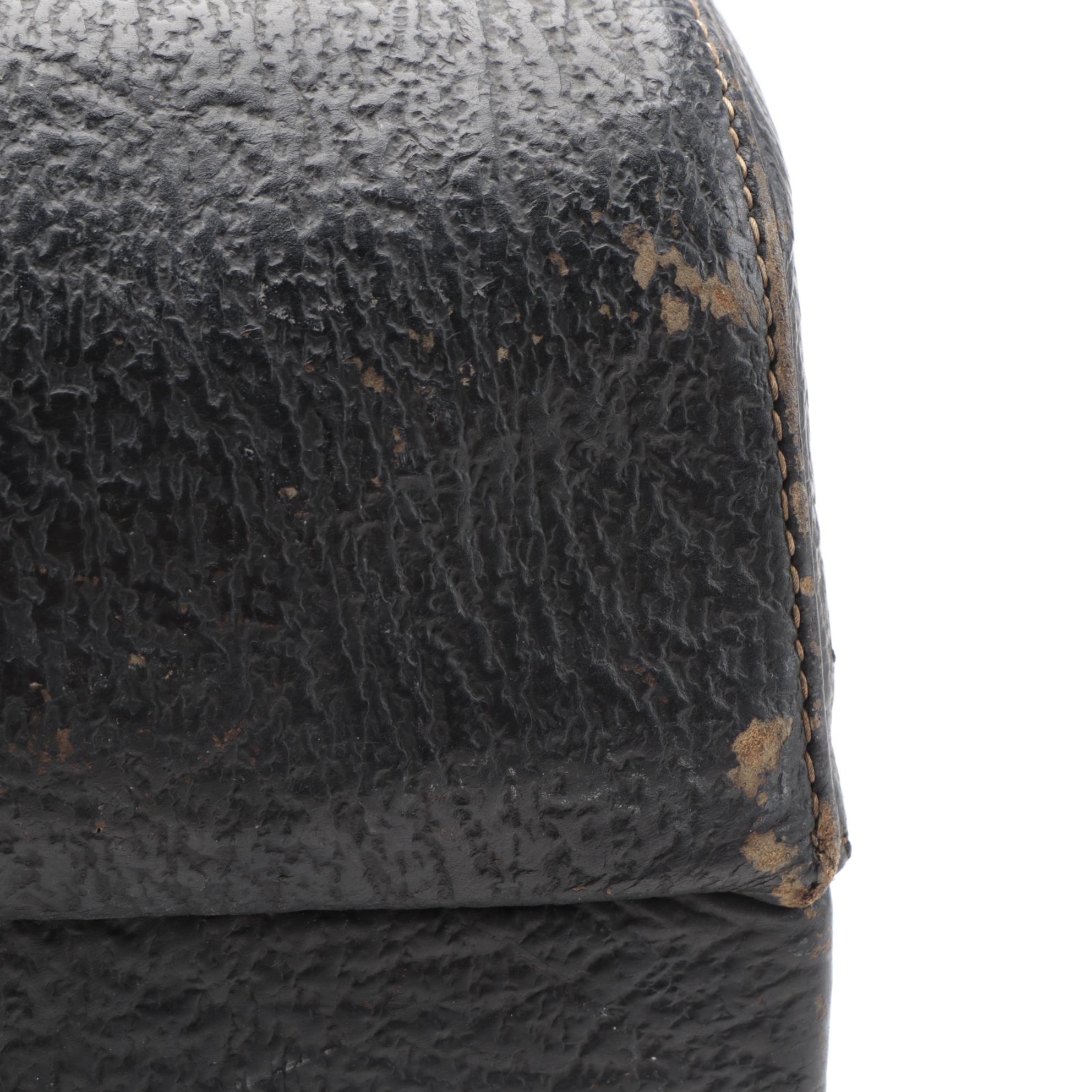 Schell Leather Company "Emdee" Doctor Bag in Top Grain Cowhide, Mid-20th Century